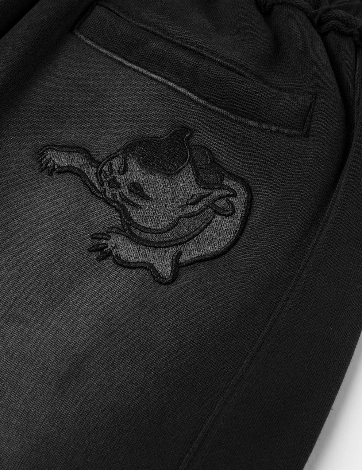 Fuzzy Cat Embroidery Fashion Fit Sweatpants - Image 7