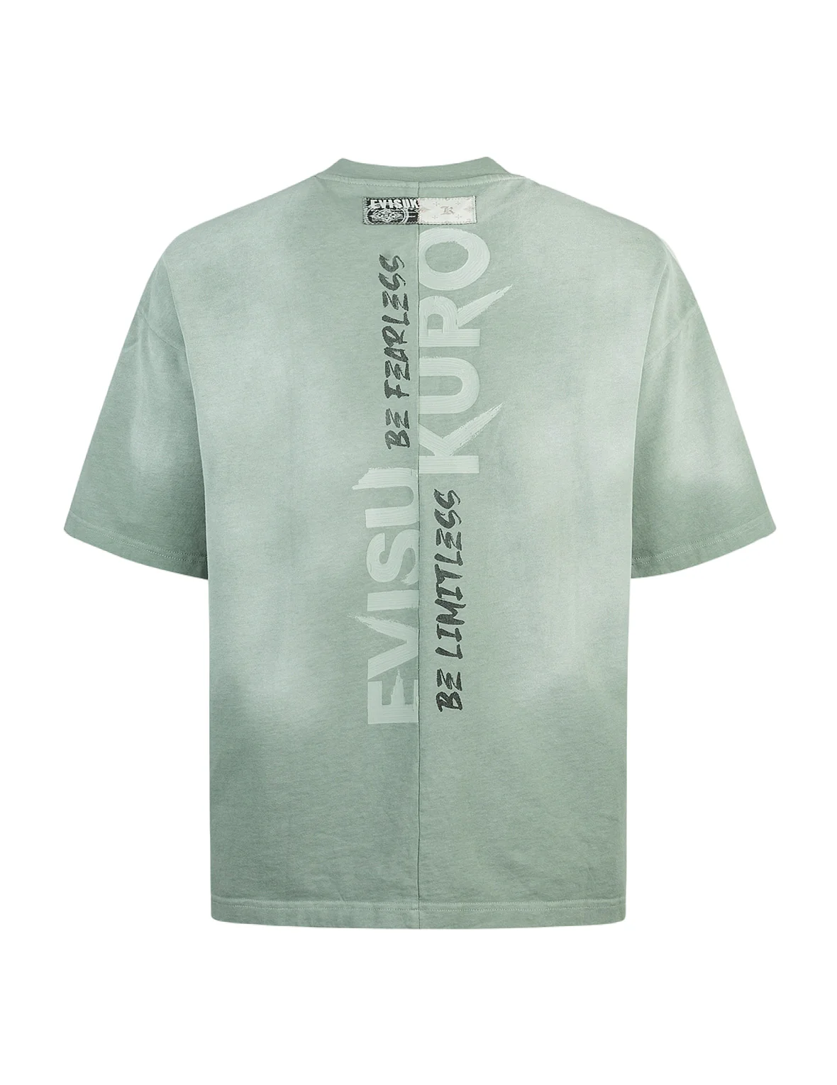 Garment Dyed Calligraphy Logo Print Oversized T-shirt - Image 29