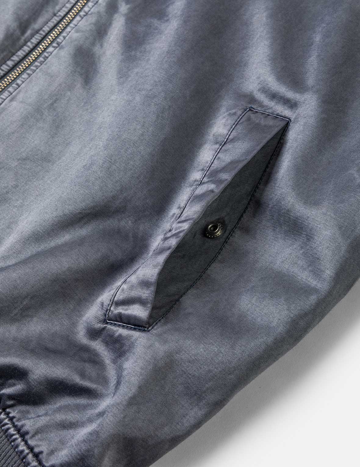 Garment Dyed Daruma Embroidery Bomber Jacket - Image 12