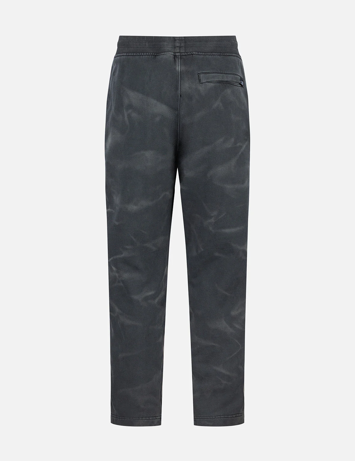 Garment Dyed Logo Print Side Zip Relax Fit Sweatpants - Image 2