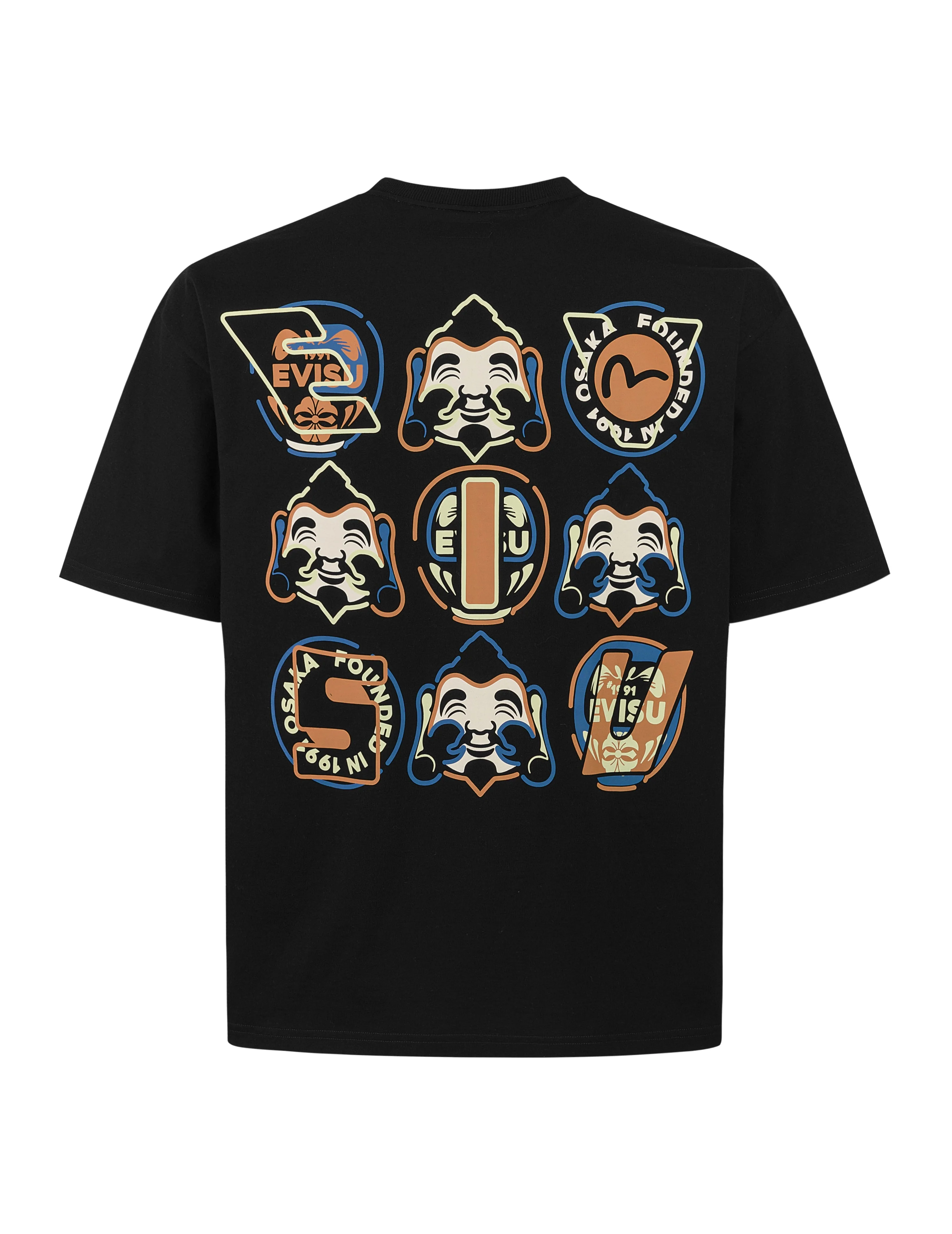 Godhead and Daruma Print Loose Fit T-Shirt - Image 11