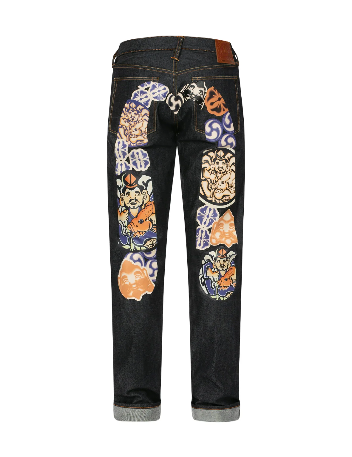 Godhead and Kamon Daicock print Taper Fit Jeans #2017 - Image 11