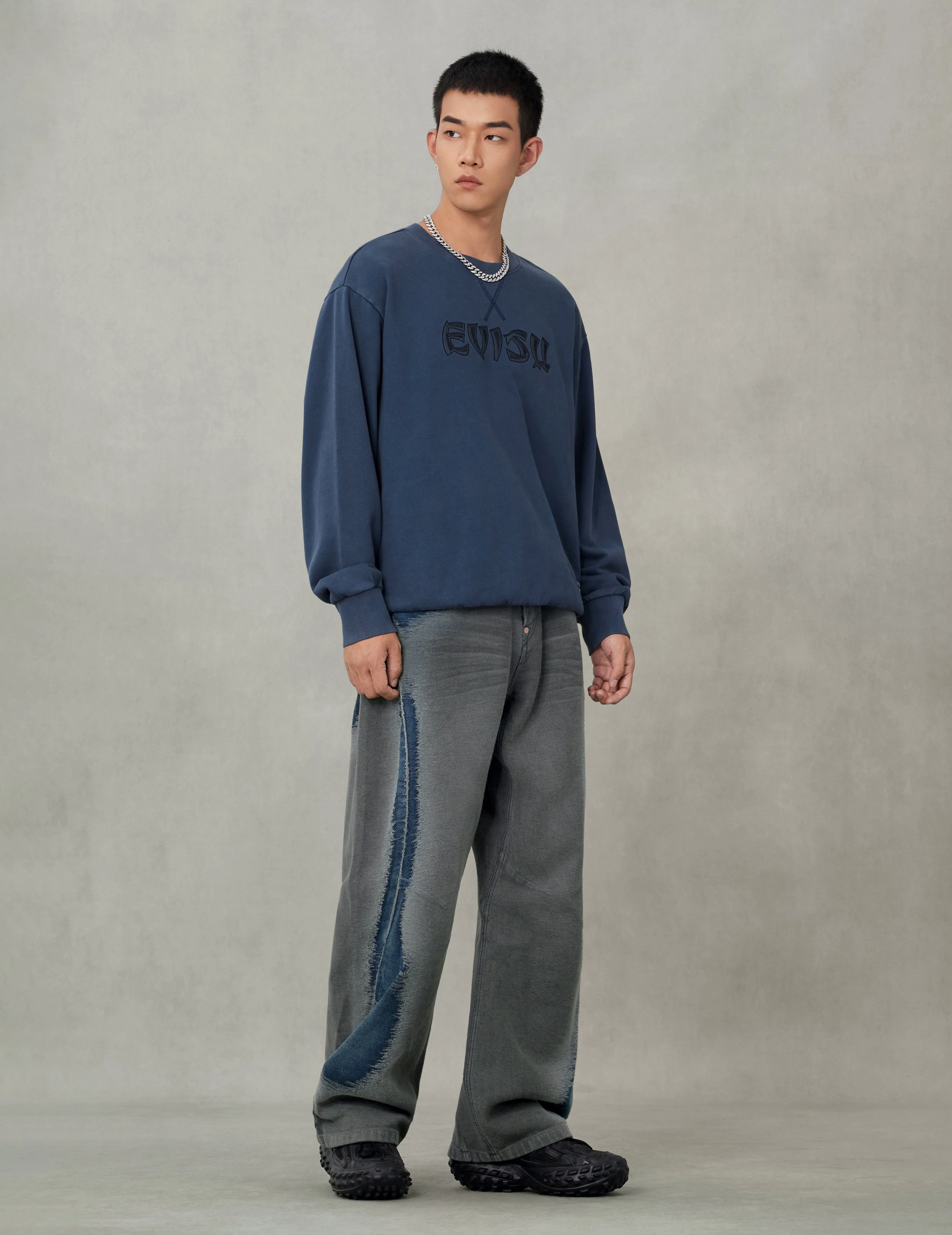 Godhead and Logo Embroidery Relax Fit Sweatshirt - Image 9