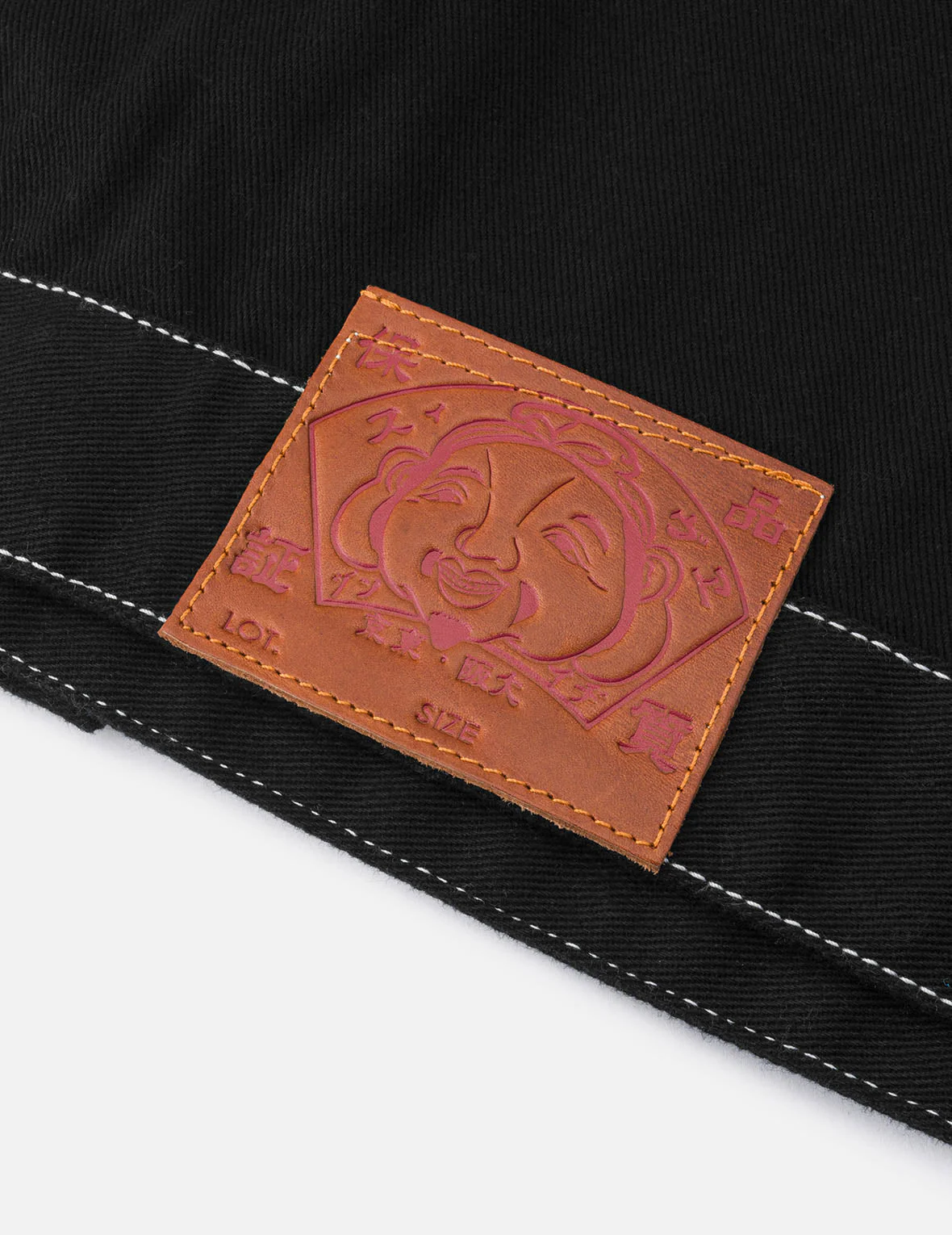Godhead and Map Appliqué Embroidery Fashion Fit Worker Denim Jacket - Image 10