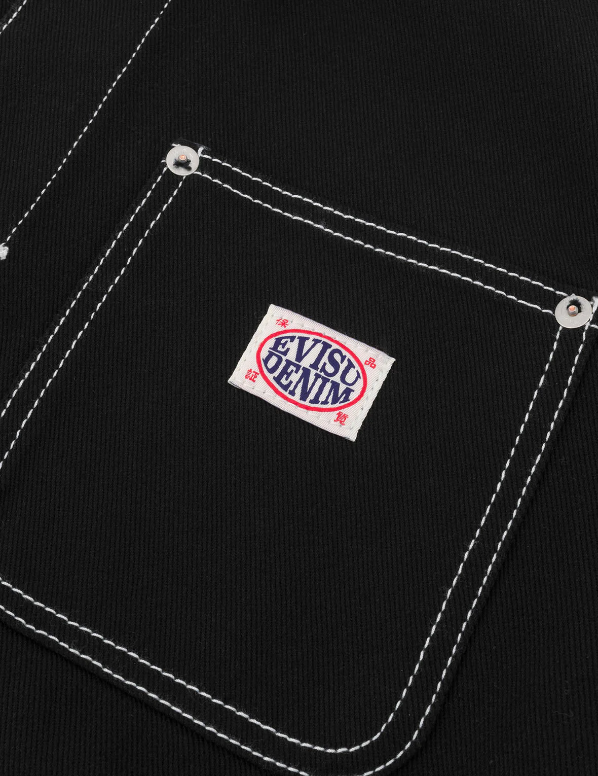 Godhead and Map Appliqué Embroidery Fashion Fit Worker Denim Jacket - Image 8