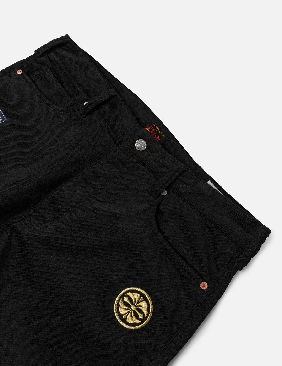 Godhead and Seagull Brocade Appliqué Straight Fit Woven Joggers - Image 8