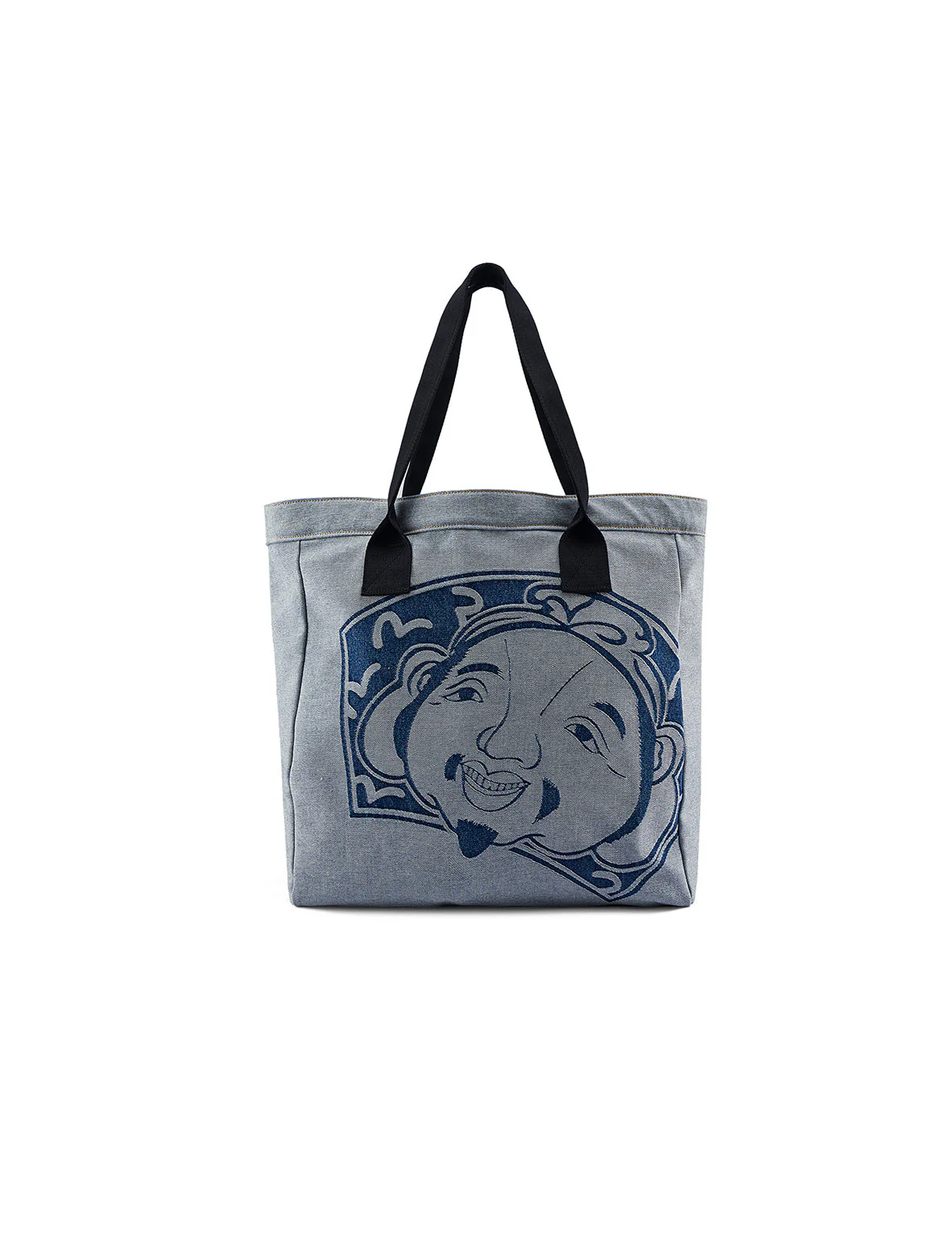 Godhead and Seagull Jacquard Denim Tote Bag - Image 12