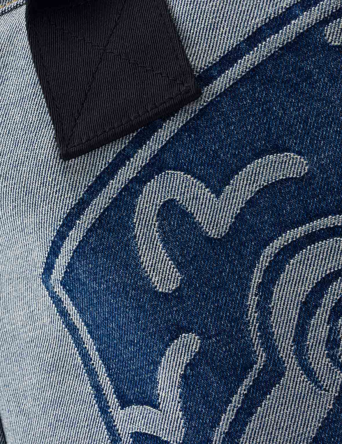 Godhead and Seagull Jacquard Denim Tote Bag - Image 7