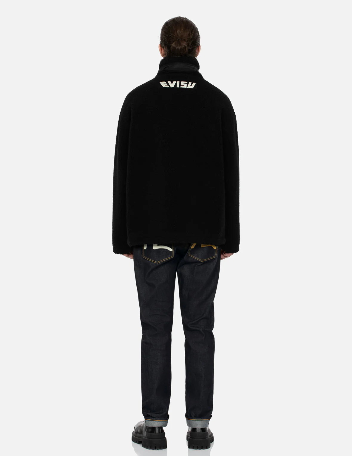 Godhead and Seagull Jacuard Relax Fit Sherpa Jacket - Image 6