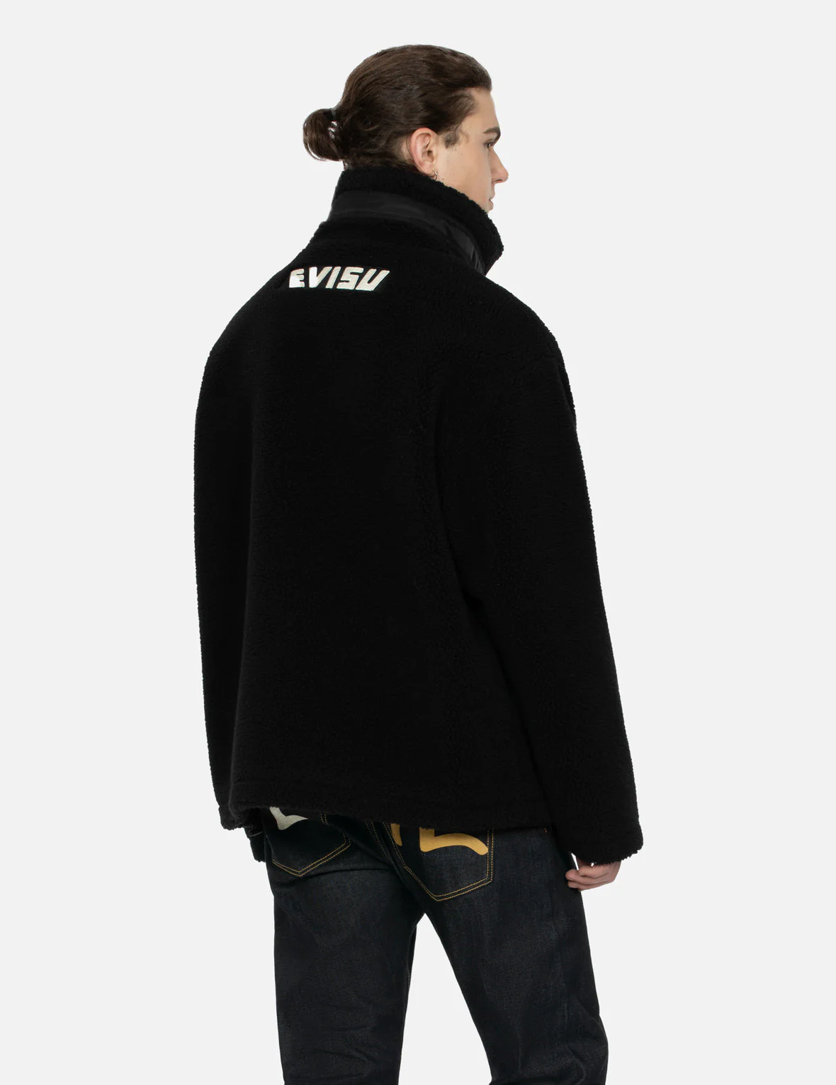 Godhead and Seagull Jacuard Relax Fit Sherpa Jacket - Image 8