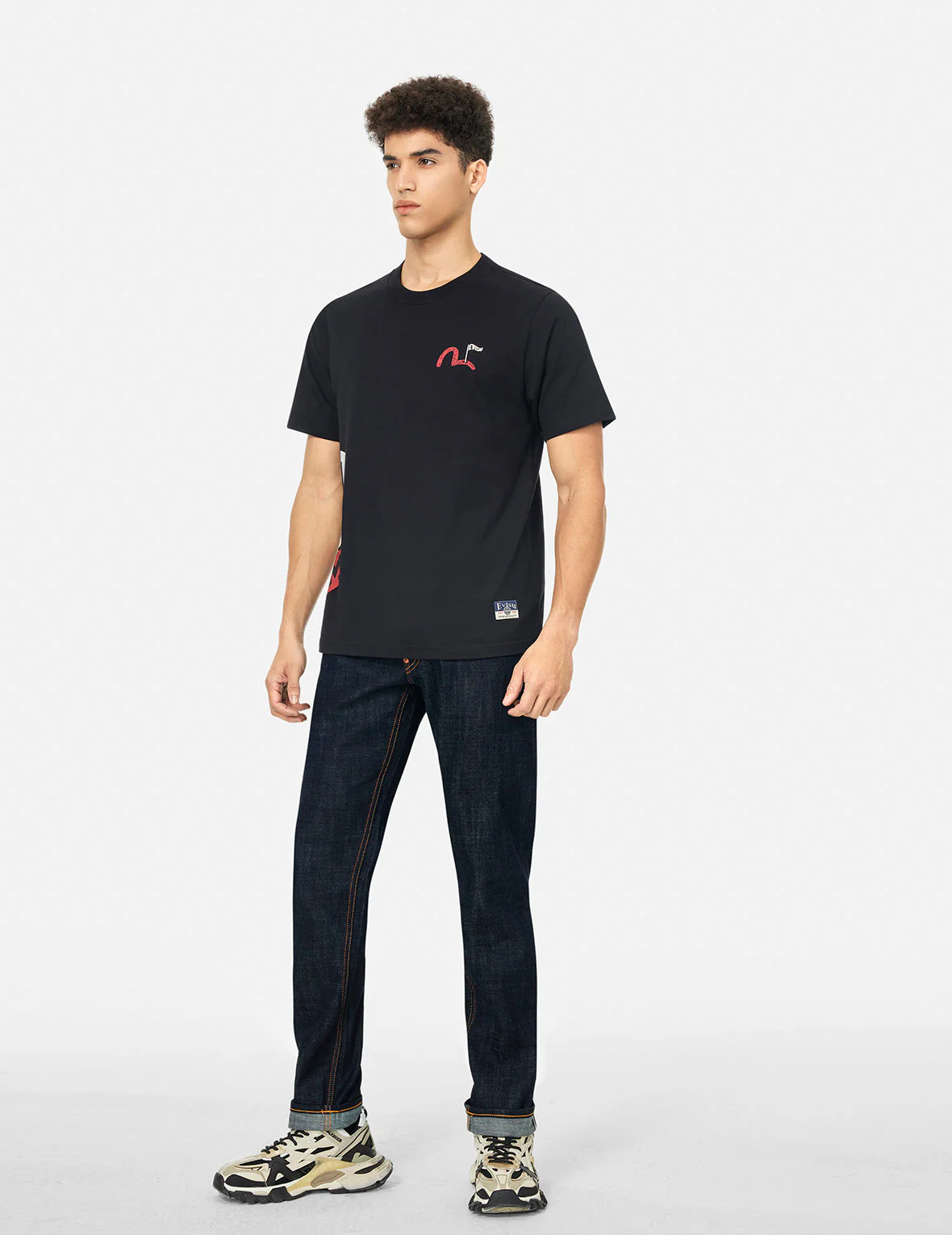 Godhead Golfing Print Slim Fit Jeans #2010 - Image 3
