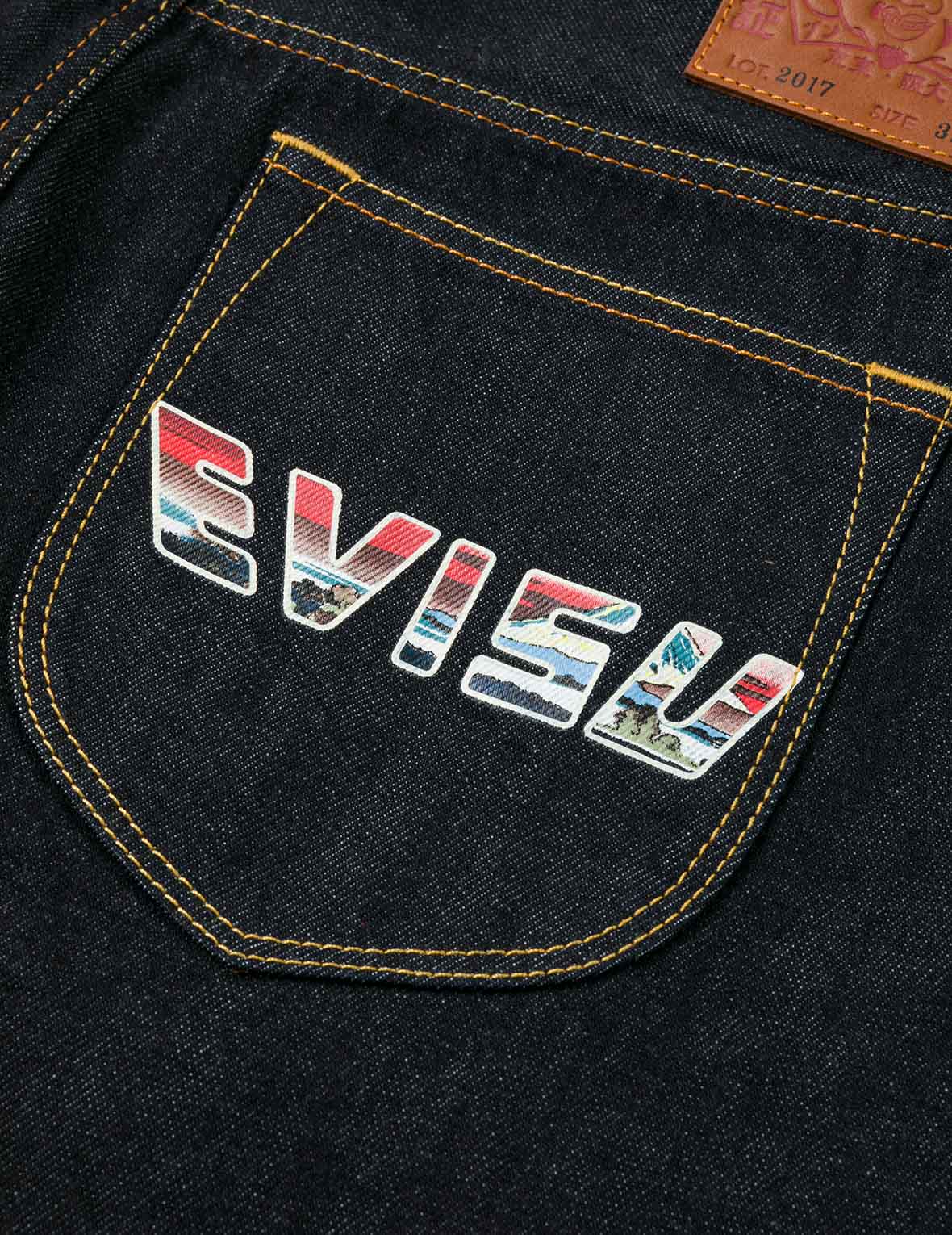 Godhead Lion Dance and Logo Print Taper Fit Jeans #2017 - Image 8