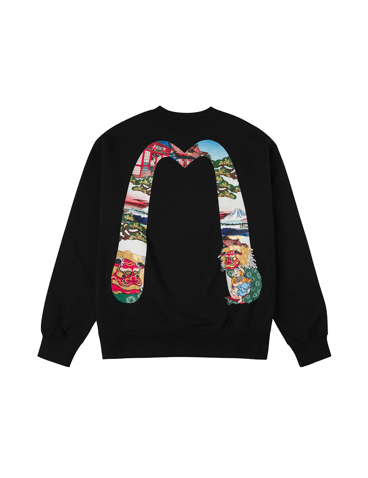 Godhead Lion Dance Daicock Print Loose Fit Sweatshirt - Image 26
