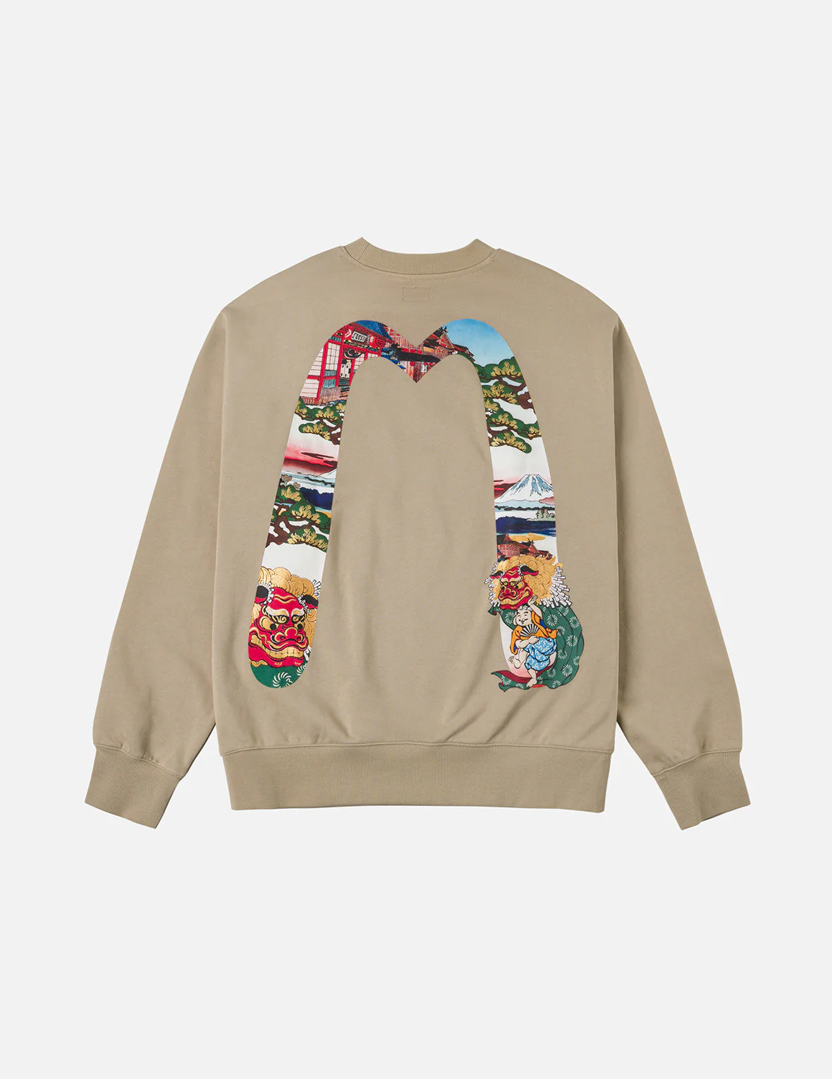 Godhead Lion Dance Daicock Print Loose Fit Sweatshirt - Image 5