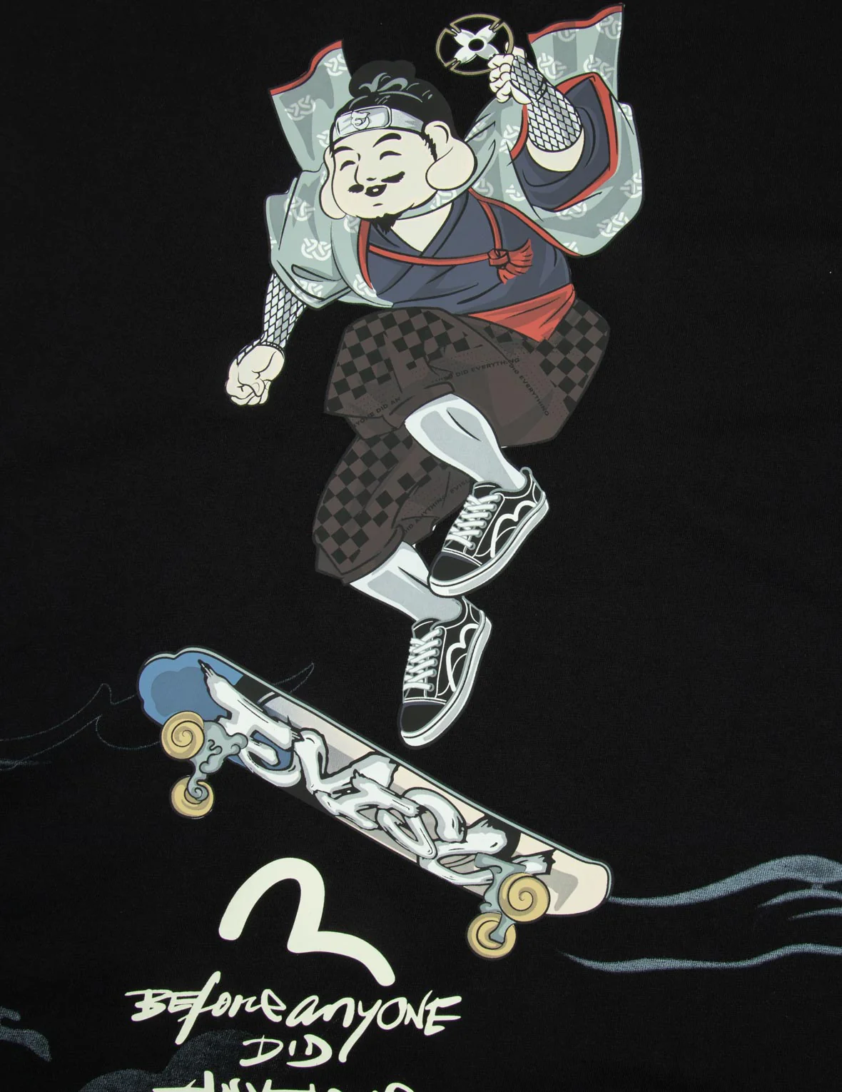 Godhead Ninja Print Loose Fit T-shirt - Image 11