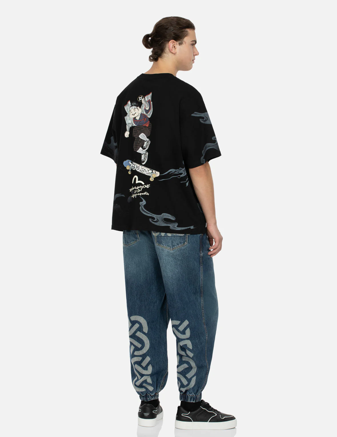 Godhead Ninja Print Loose Fit T-shirt - Image 3