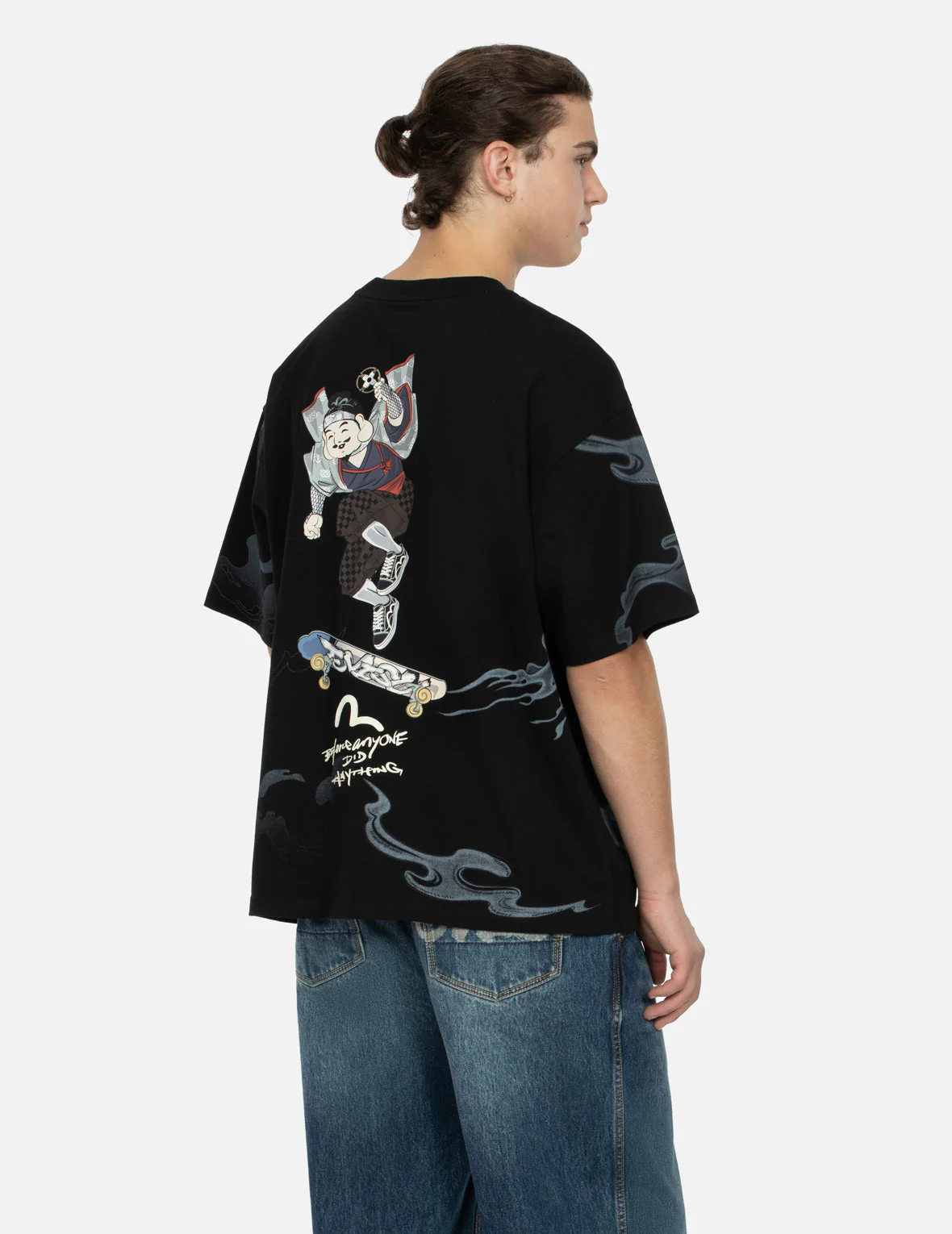 Godhead Ninja Print Loose Fit T-shirt - Image 7