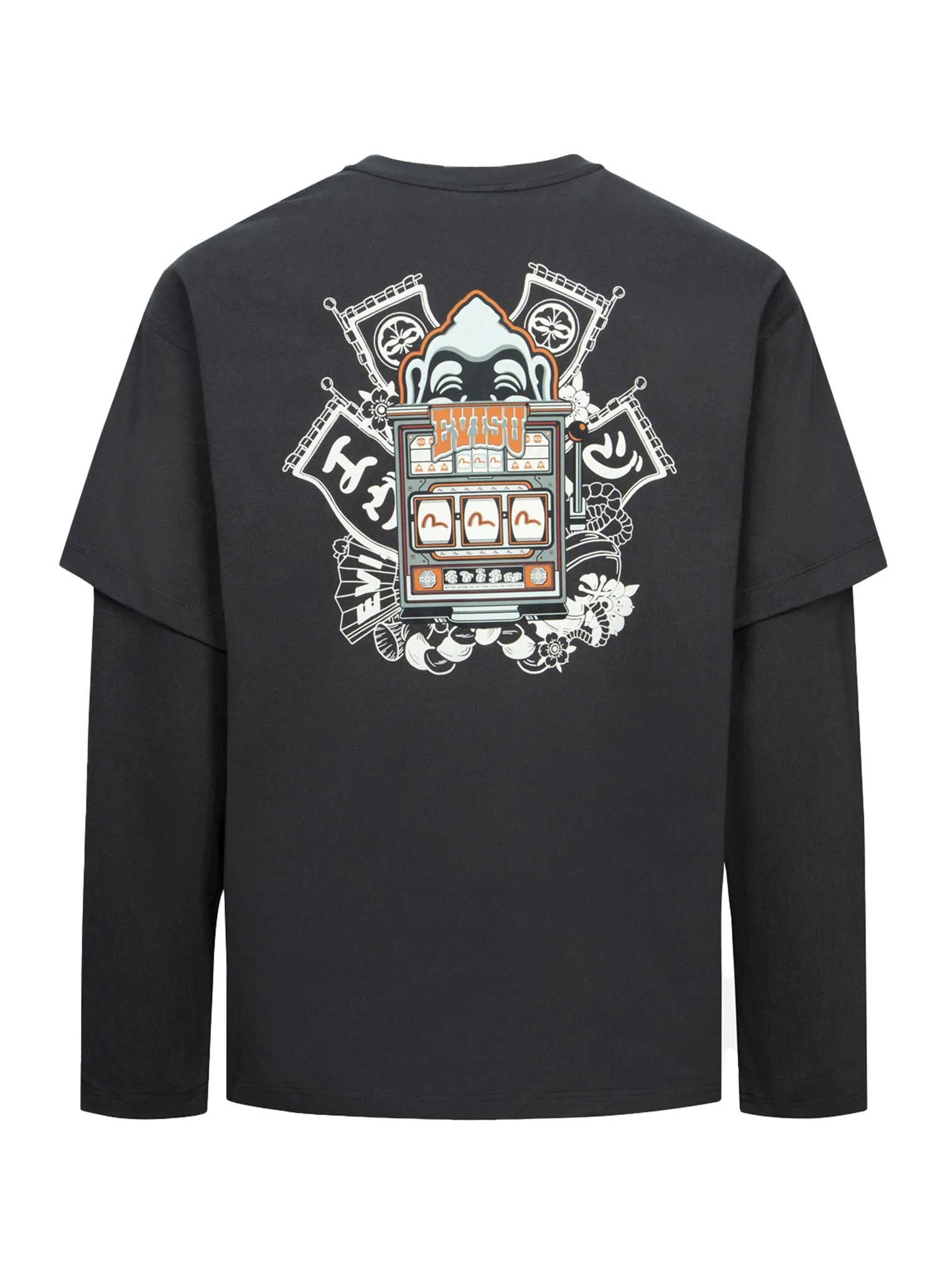Godhead Slot Machine Print Loose Fit  Long-Sleeve T-Shirt - Image 14