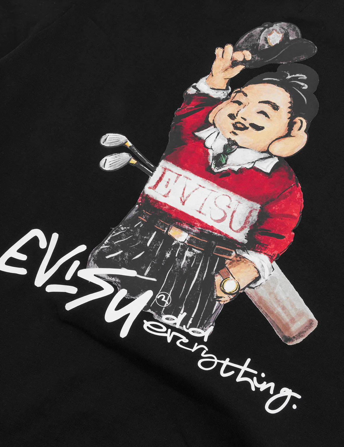 Golf-themed Godhead Print Regular Fit T-shirt - Image 10