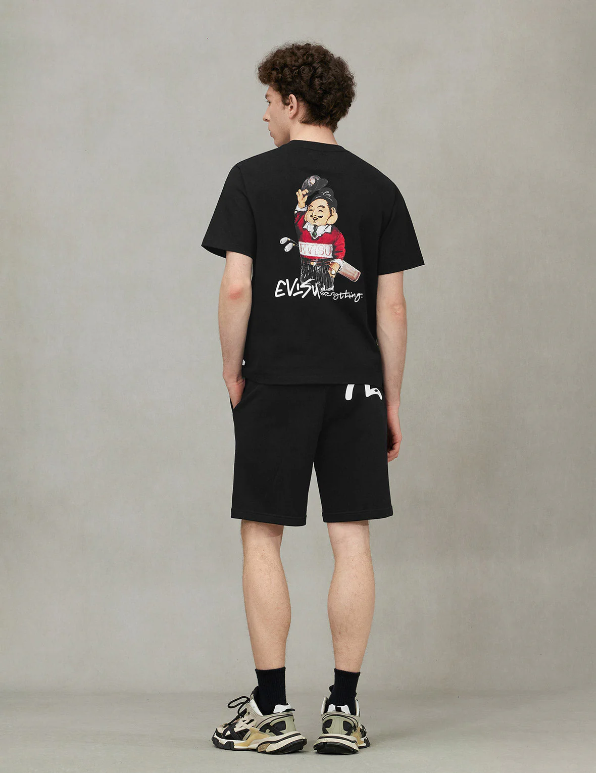 Golf-themed Godhead Print Regular Fit T-shirt - Image 8