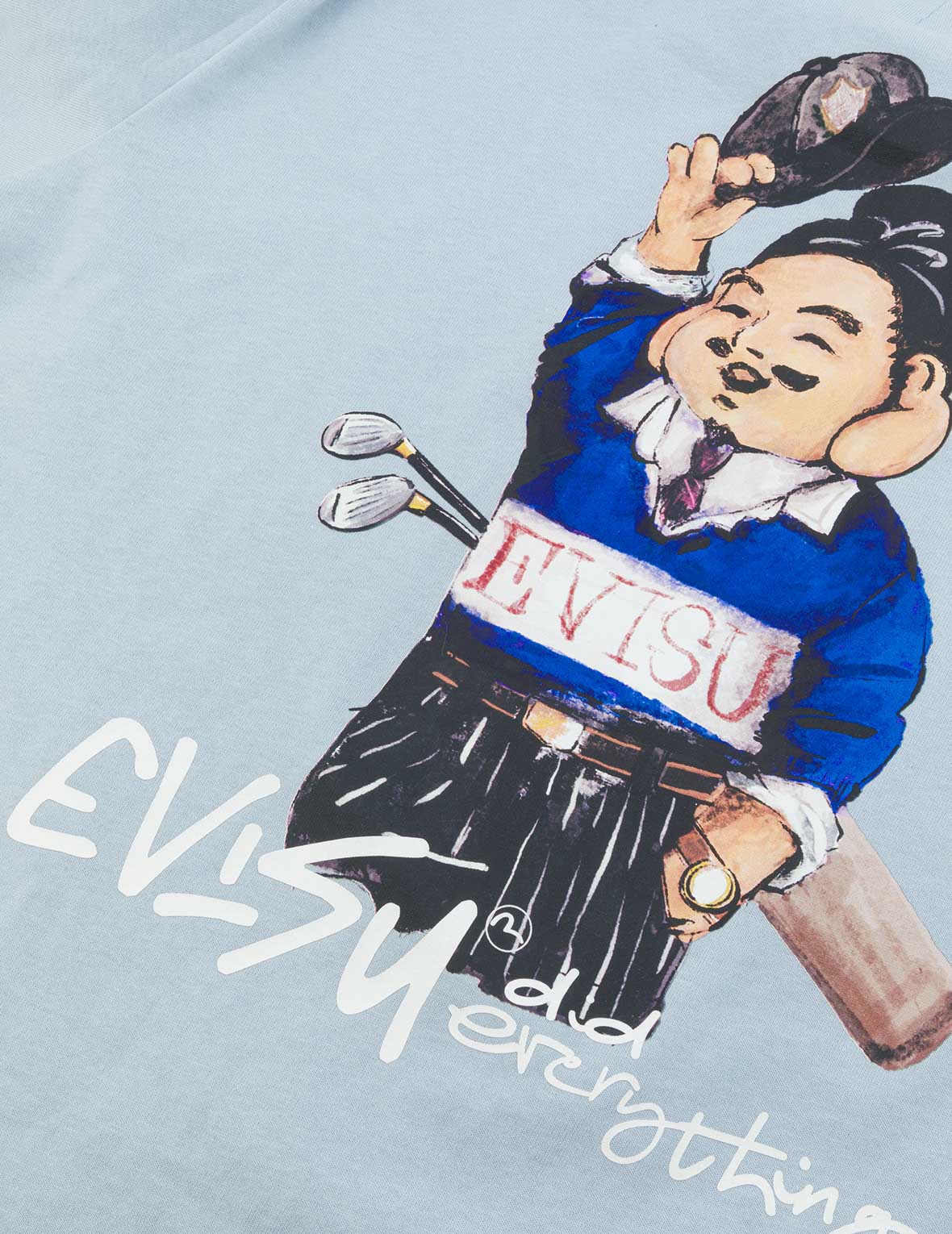 Golf-themed Godhead Print Regular Fit T-shirt - Image 9