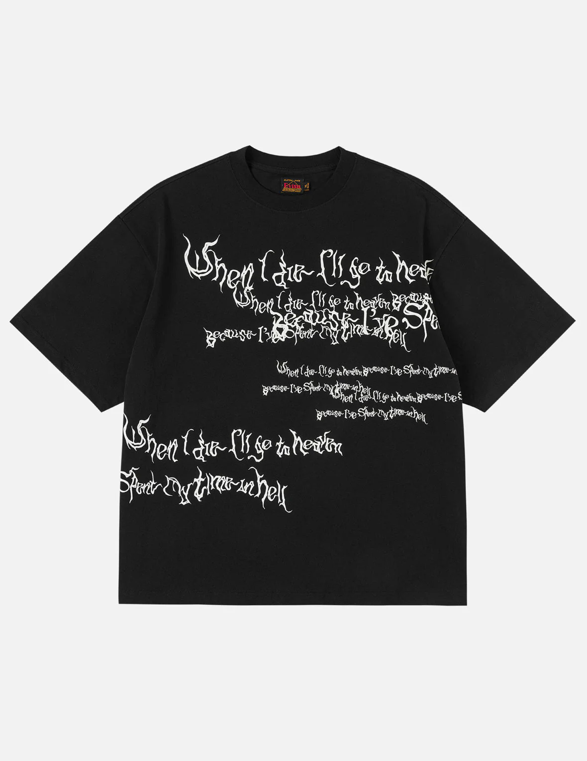 Gothic Handwriting T-Shirt - Image 3