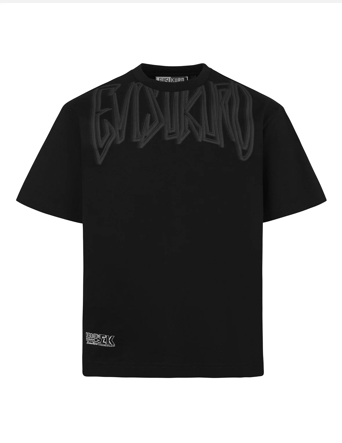 Gothic-inspired Logo Print Regular Fit T-Shirt - Image 11