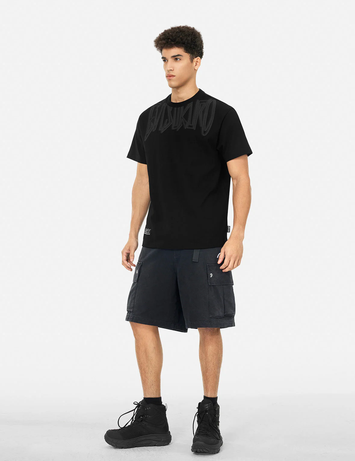 Gothic-inspired Logo Print Regular Fit T-Shirt - Image 3