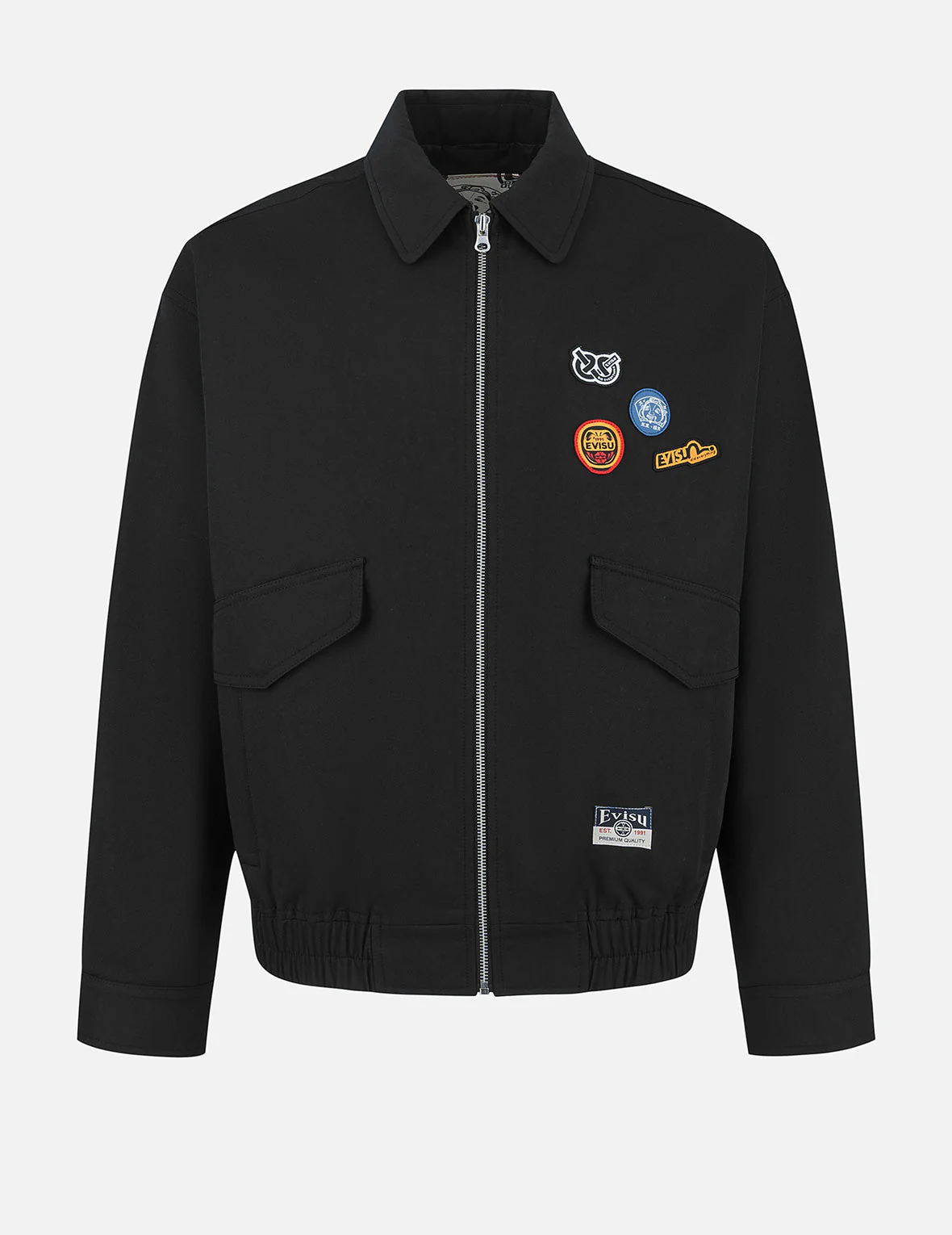 Graffiti Daicock Print Boxy Fit Zip Up Jacket - Image 2