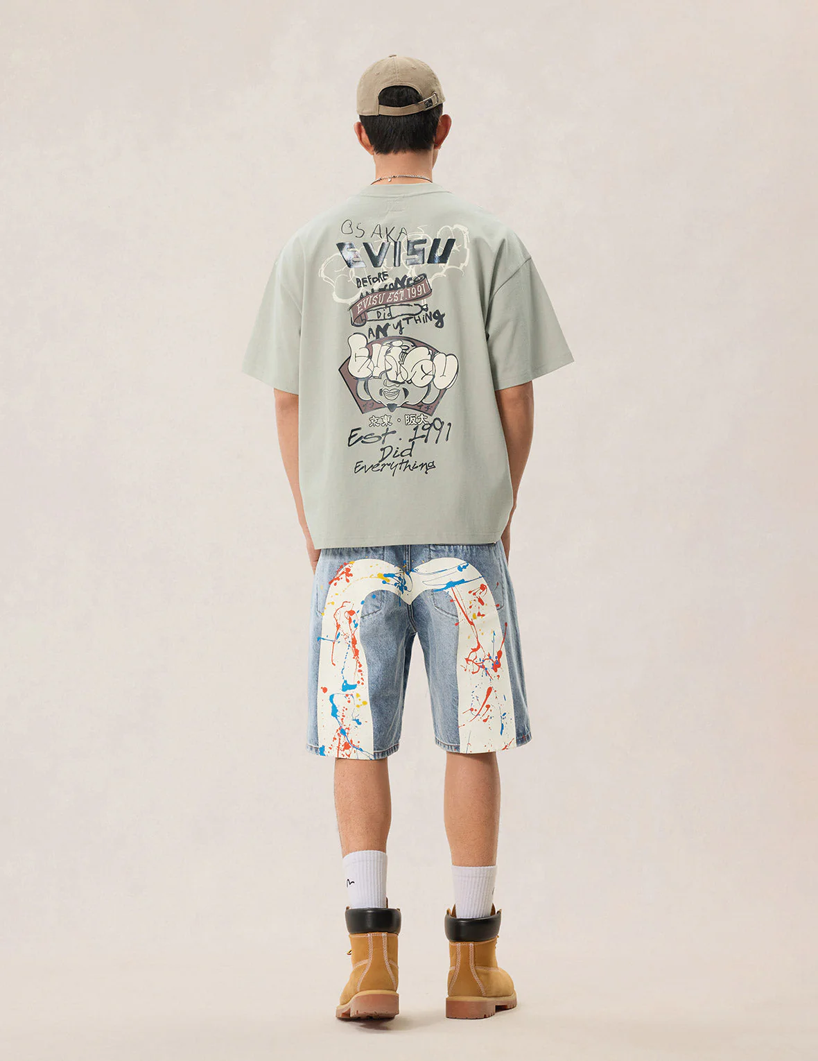 Graffiti Logo and Godhead Print T-shirt - Image 6