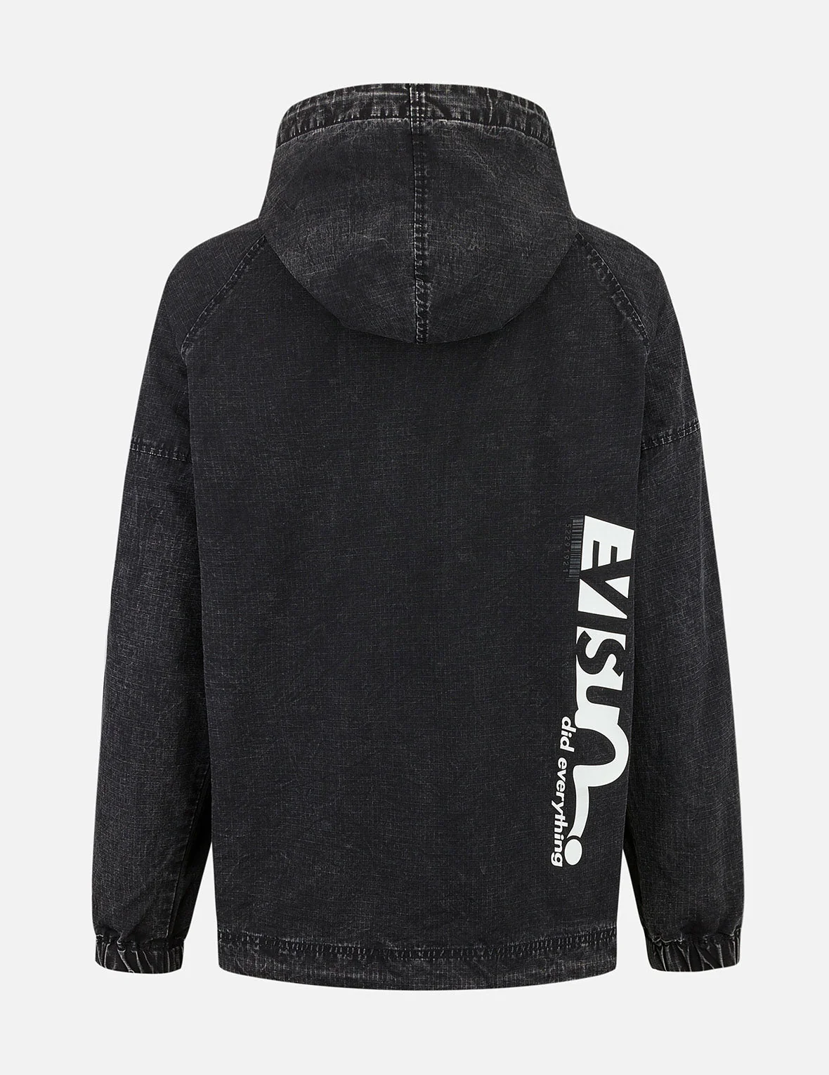 Graffiti Logo Relax Fit Half-Zip Hood Jacket - Image 2