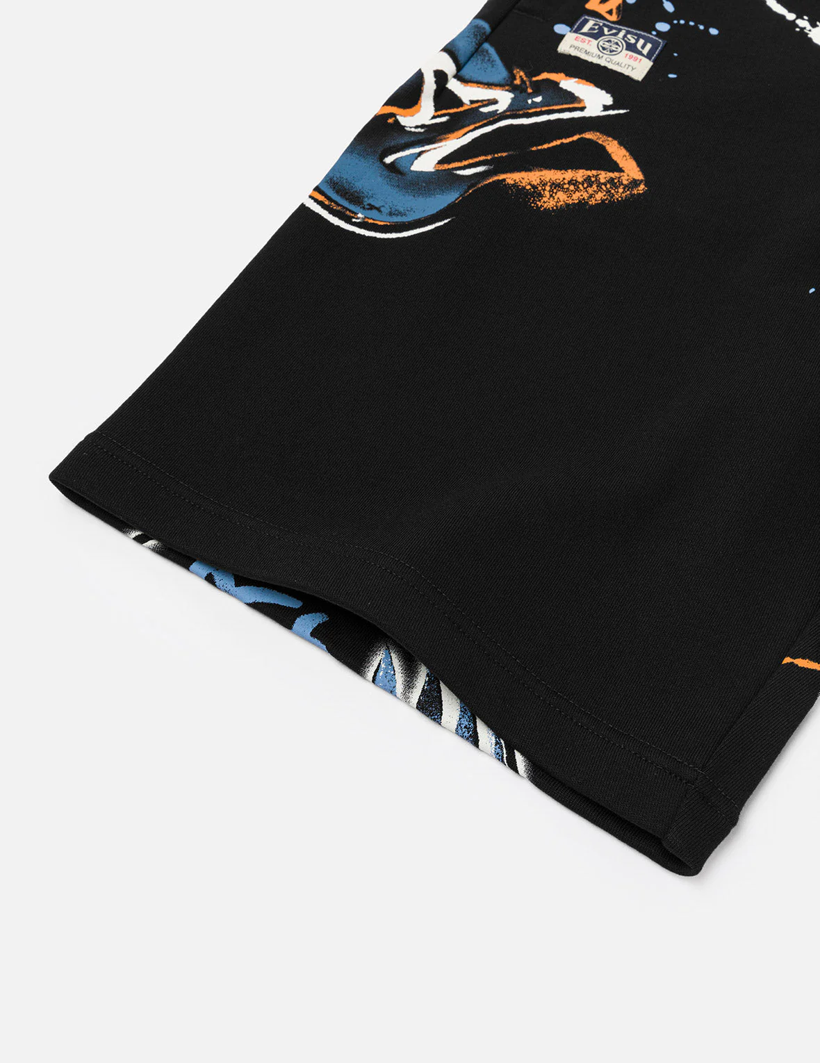 Graffiti Print Regular Fit Sweatshorts - Image 10