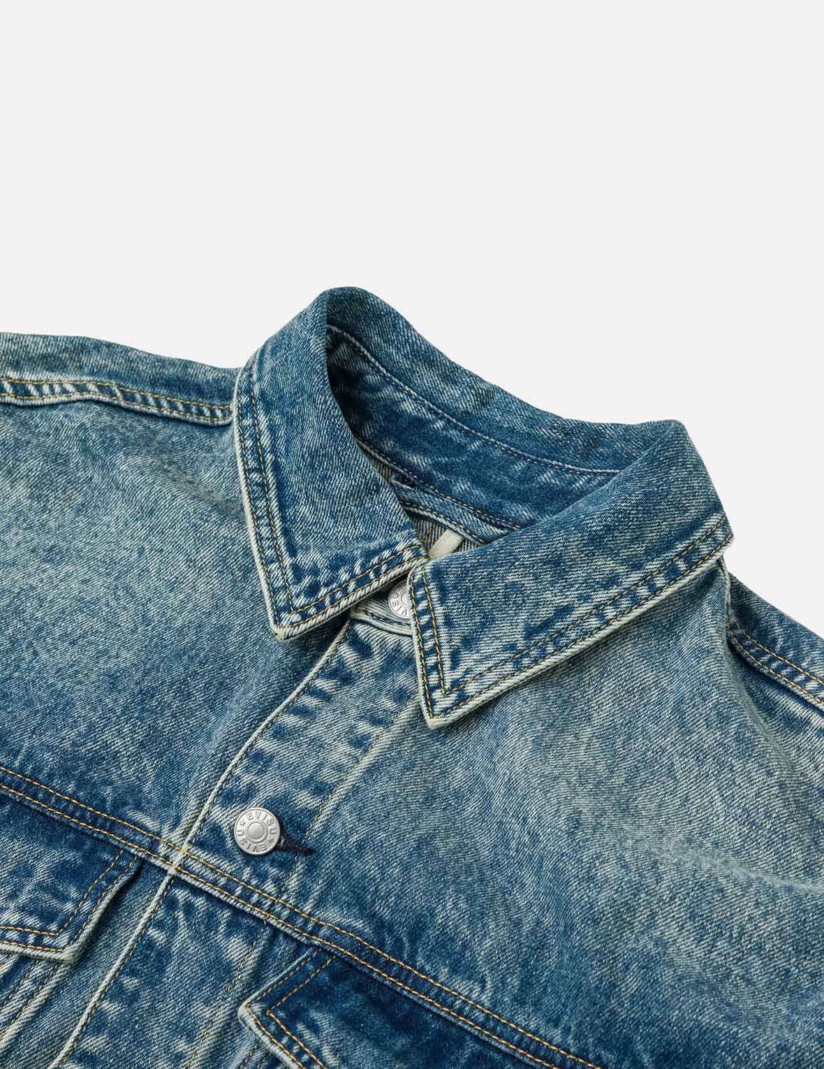 Graffiti Prints Regular Fit Denim Jacket - Image 10