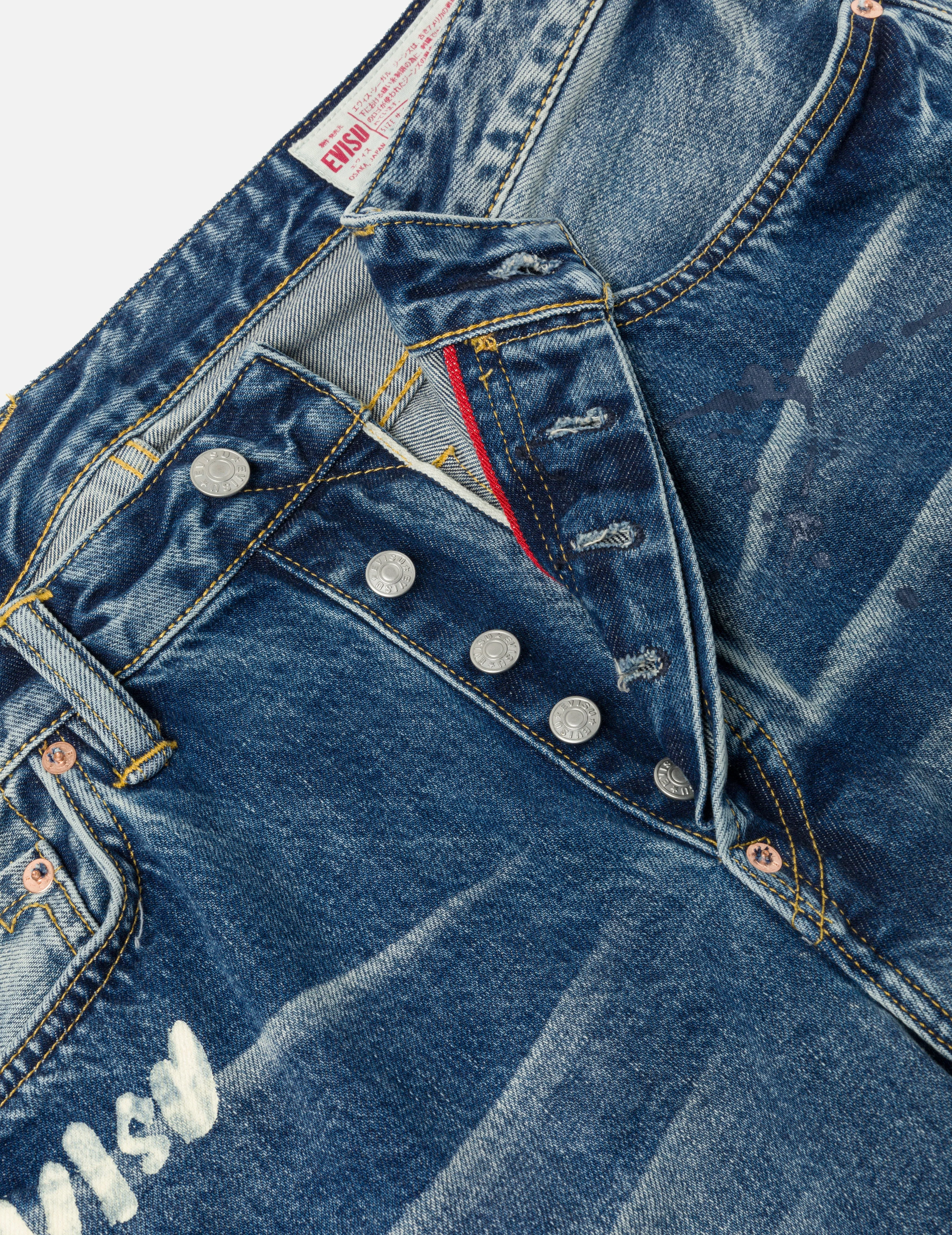 Graffiti Prints Regular Fit Jeans #2000 - Image 10