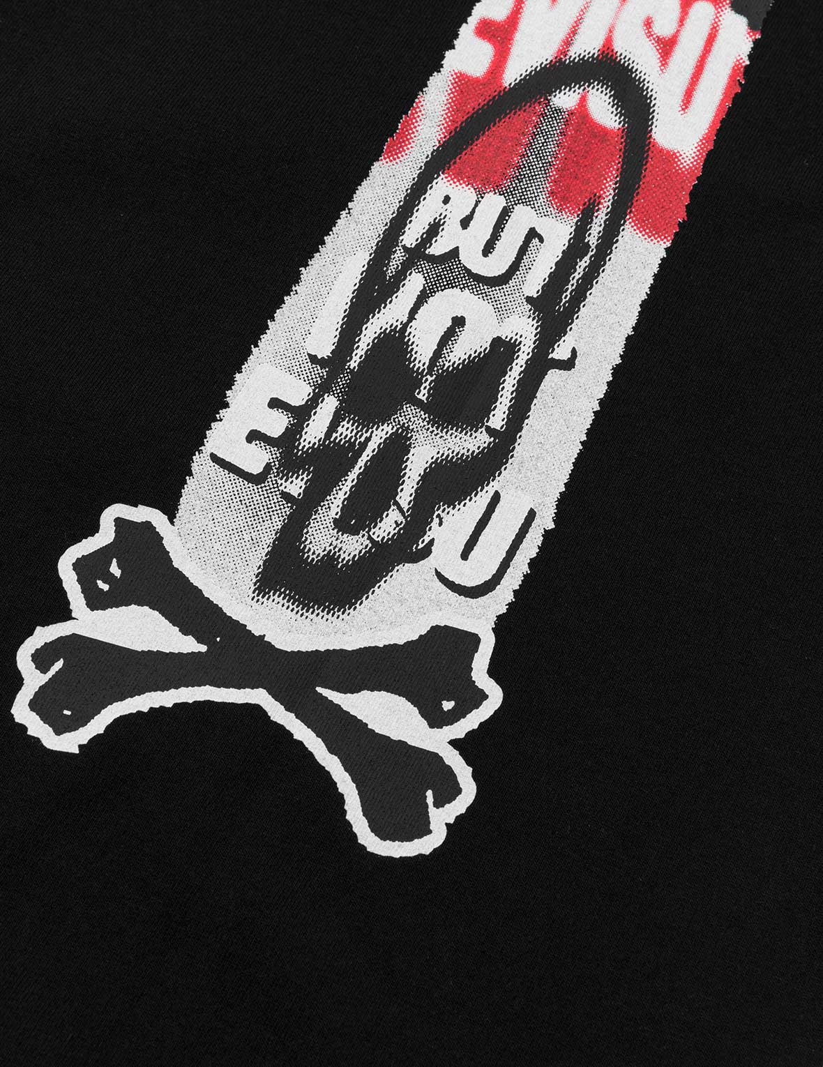 Graffiti-style Daicock Print Relax Fit T-shirt - Image 13