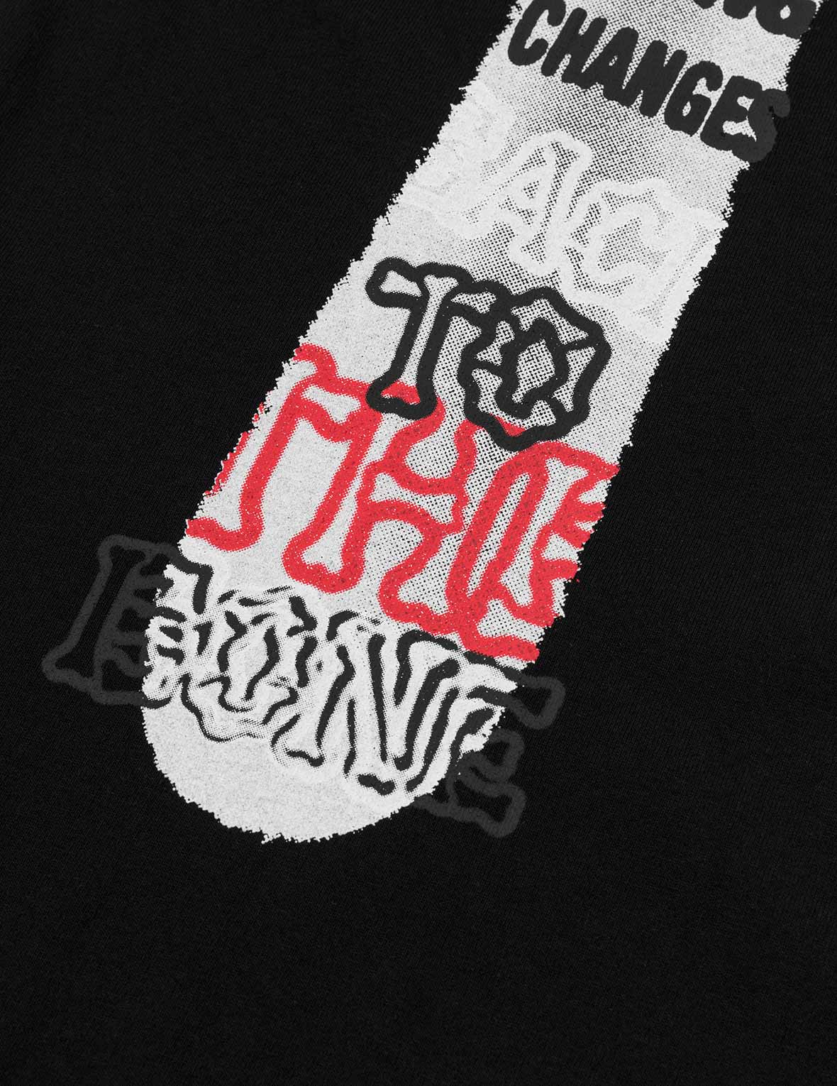 Graffiti-style Daicock Print Relax Fit T-shirt - Image 15
