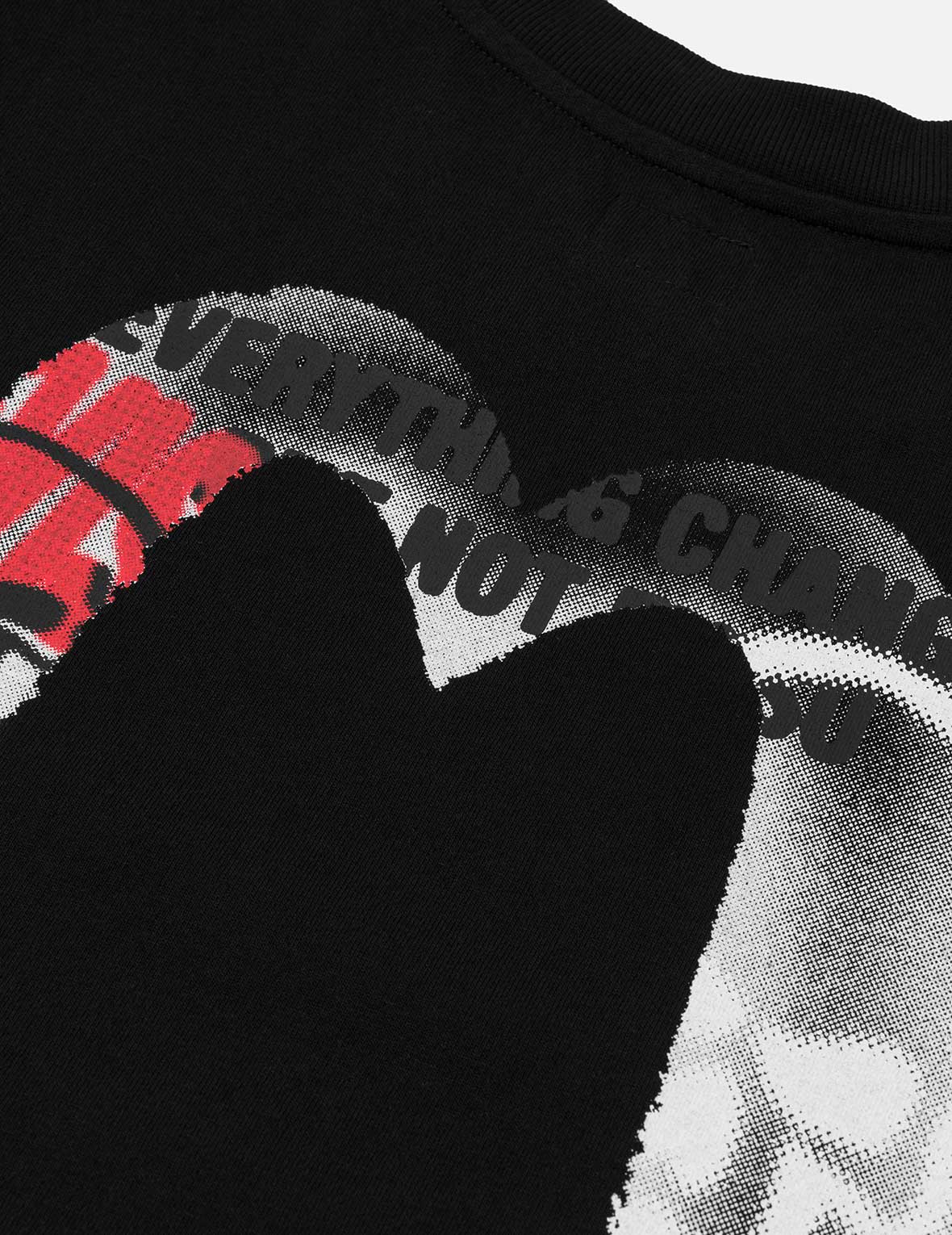 Graffiti-style Daicock Print Relax Fit T-shirt - Image 17