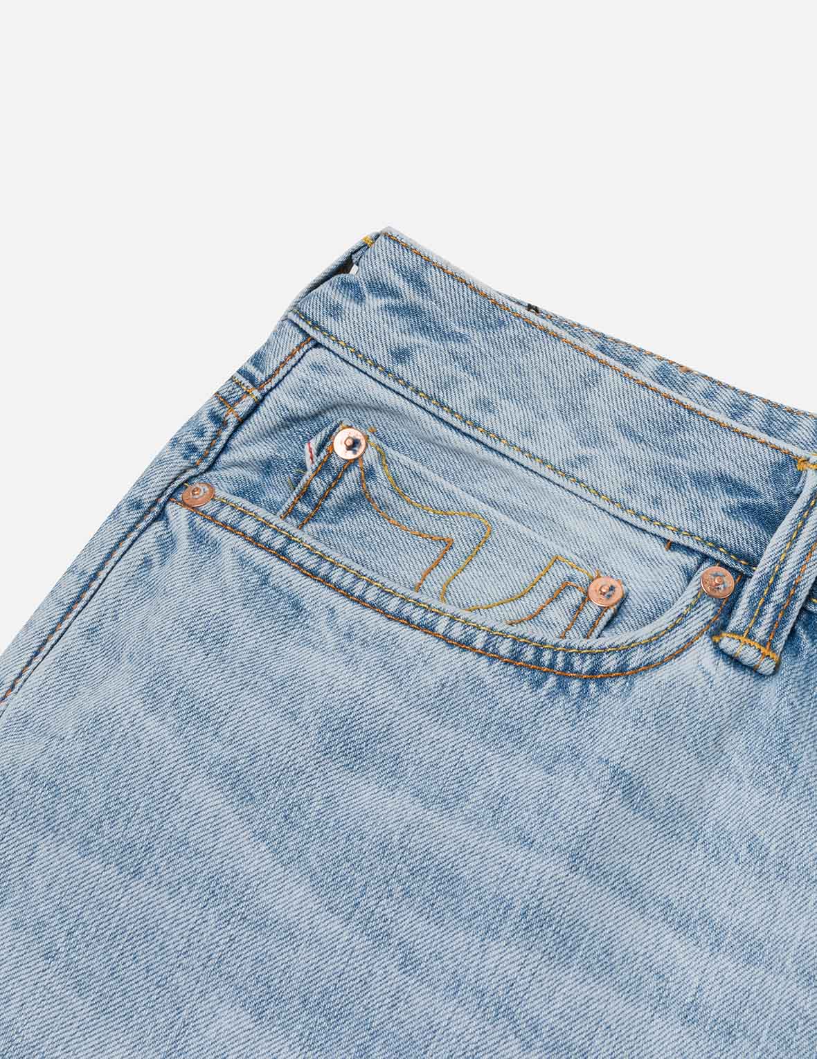 Graffiti-Style Daicock Print Taper Fit Jeans #2017 - Image 10