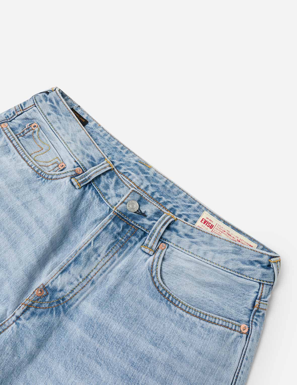 Graffiti-Style Daicock Print Taper Fit Jeans #2017 - Image 8