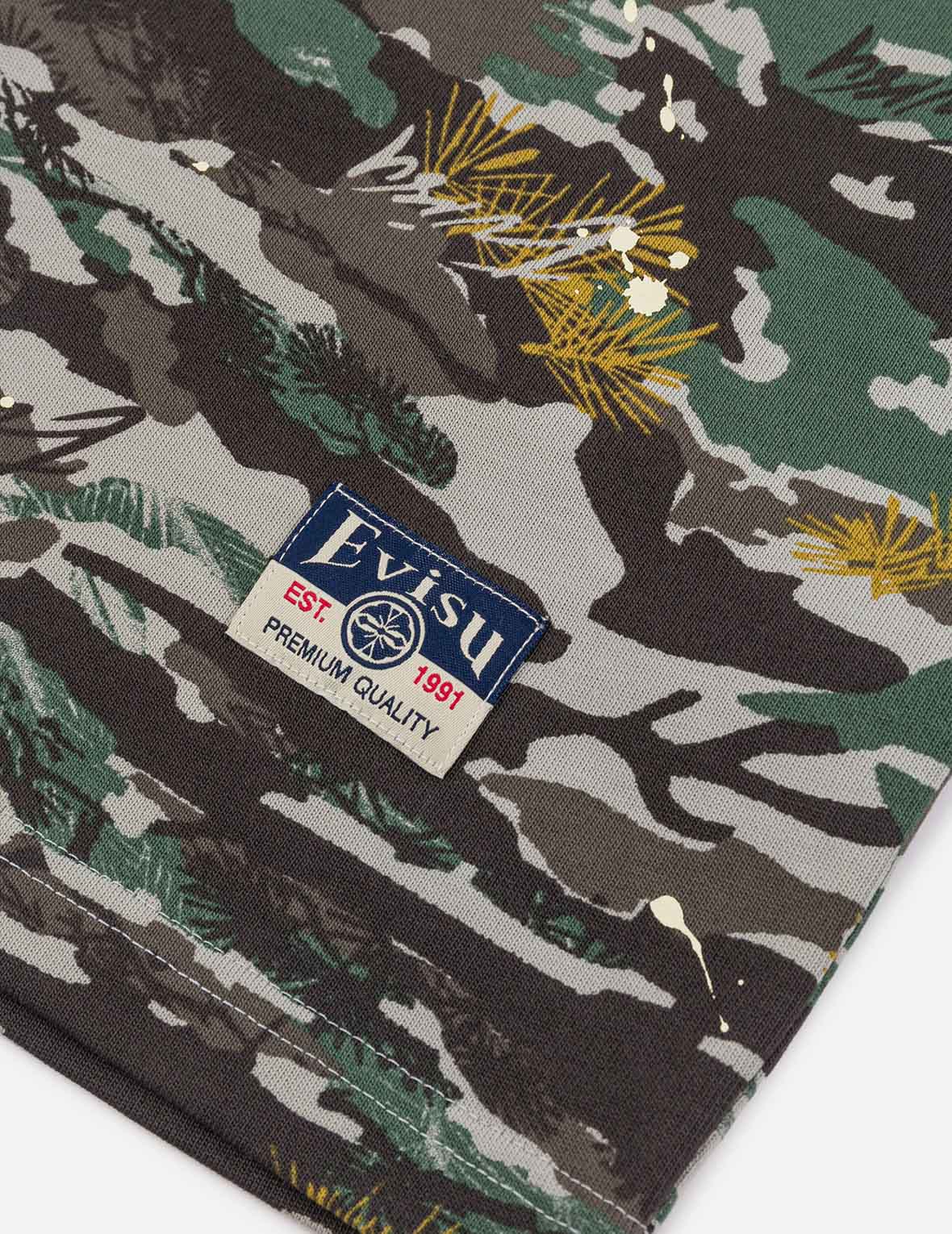 Graffiti-Style Seagull and Logo Print Relax Fit T-Shirt - Image 33