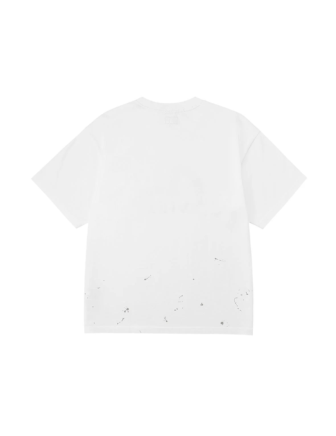 Graffiti-Style Seagull and Logo Print Relax Fit T-Shirt - Image 5