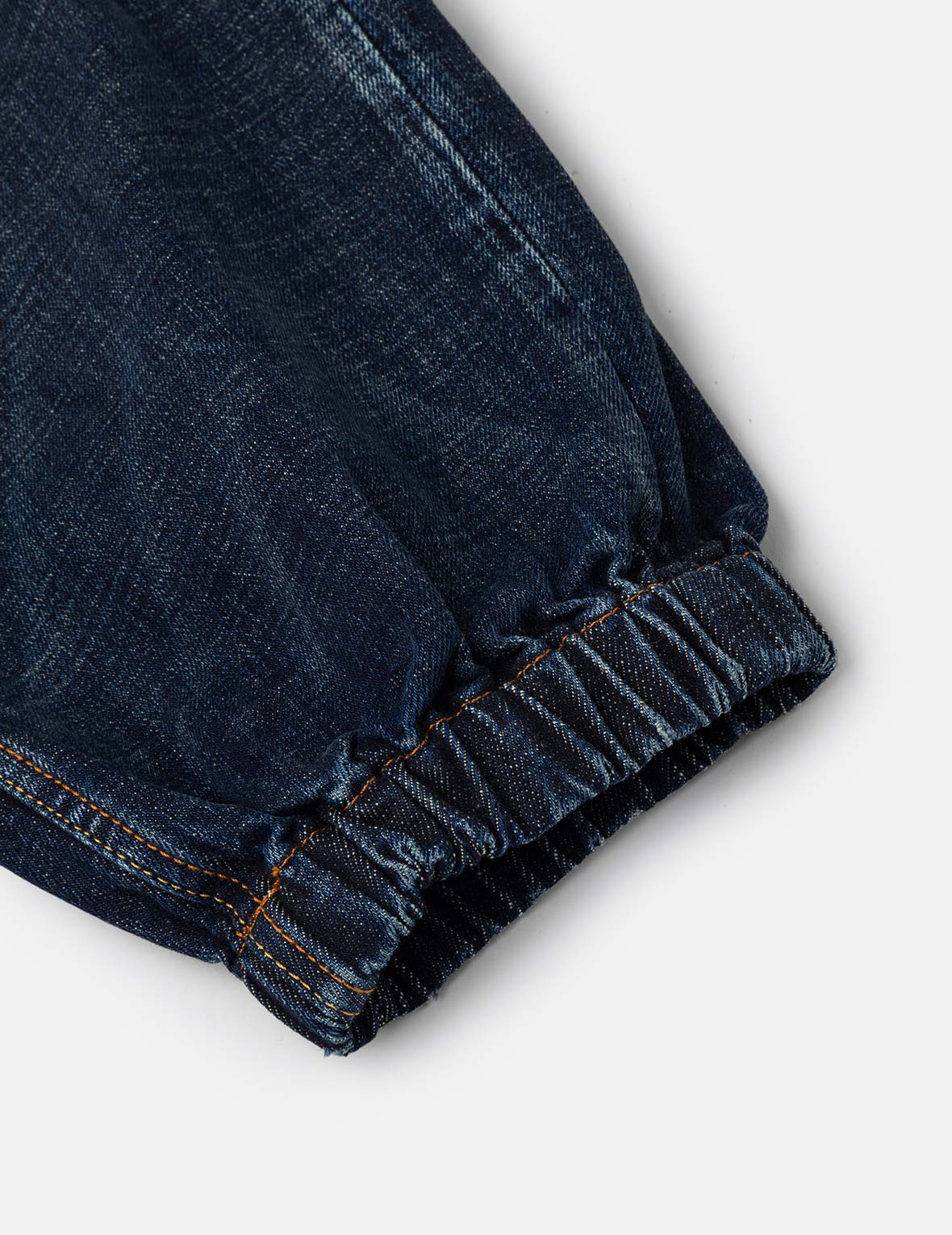 Graffiti-Style Seagull and Logo Print Straight Fit Denim Joggers - Image 11