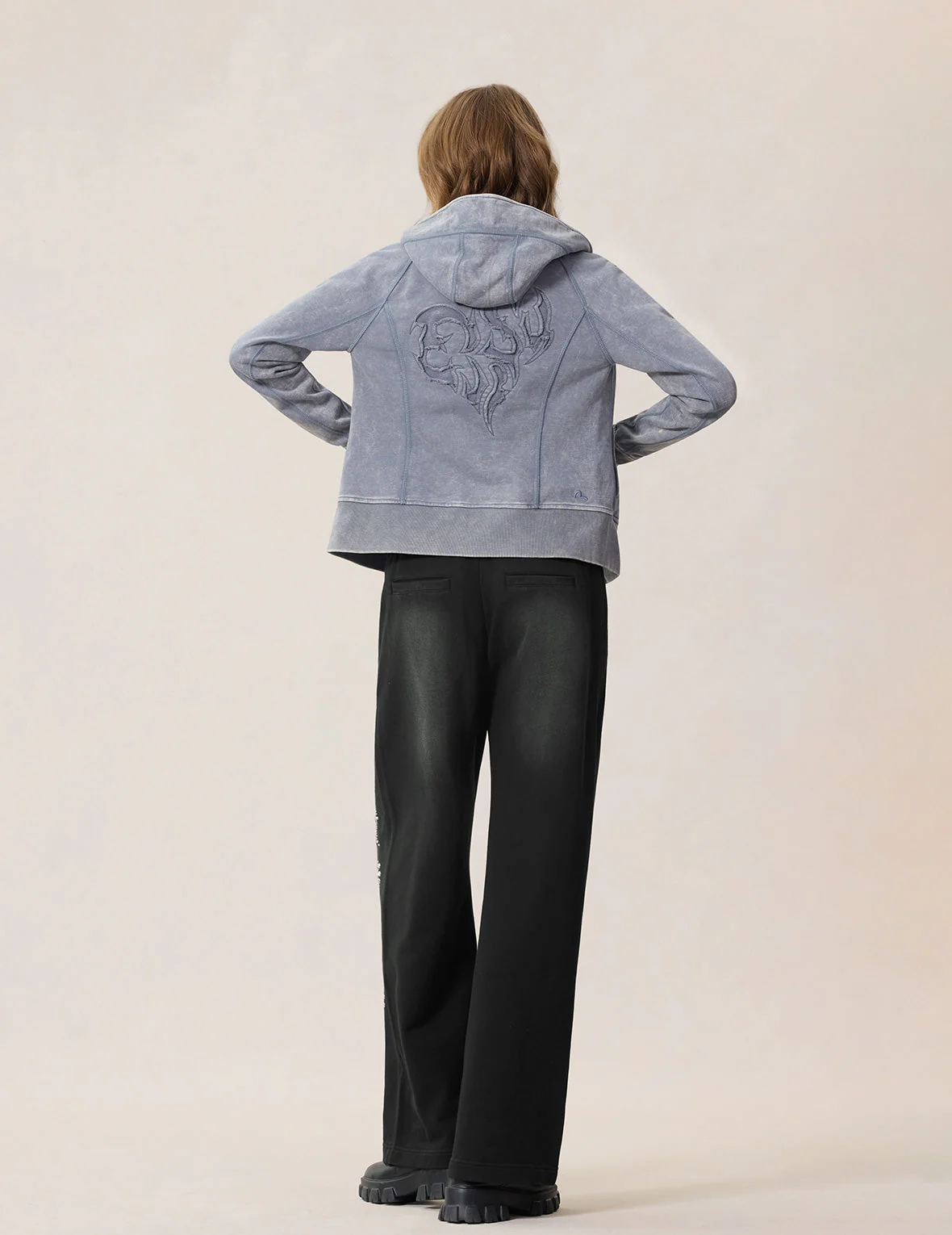 Graphic Rhinestones Sweatpants - Image 6