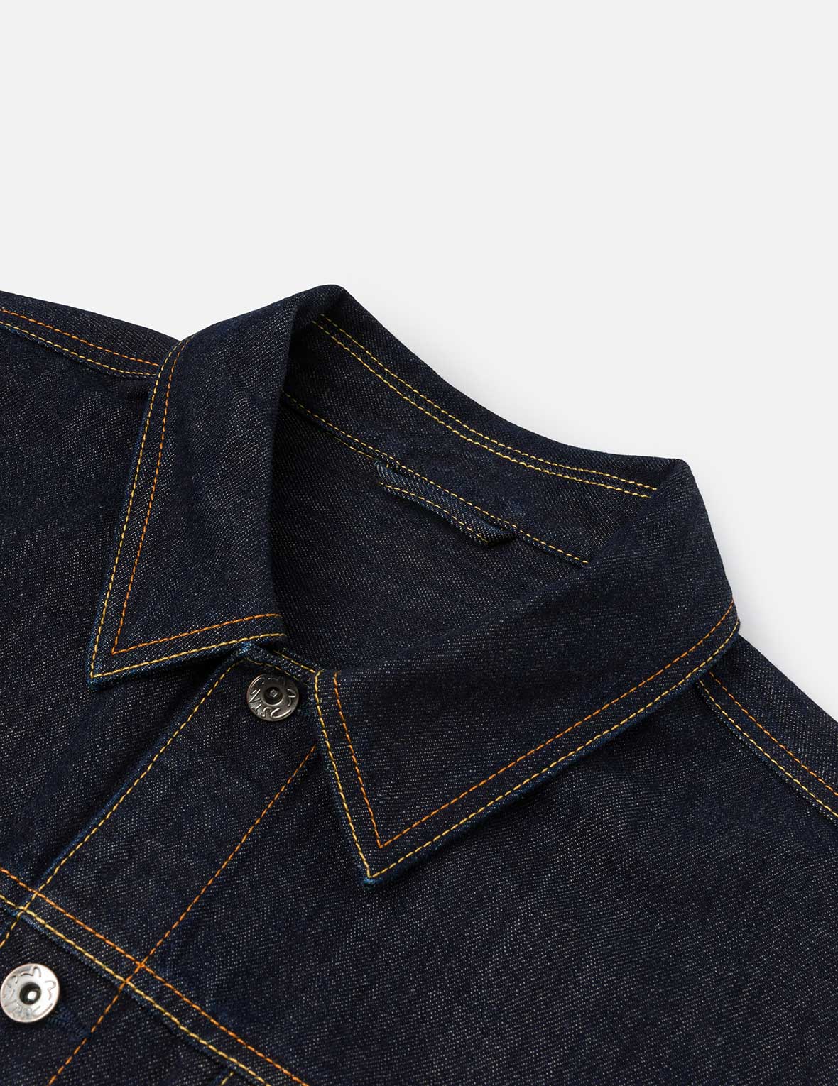 Grateful Crane Embroidery Relax Fit Denim Jacket - Image 10