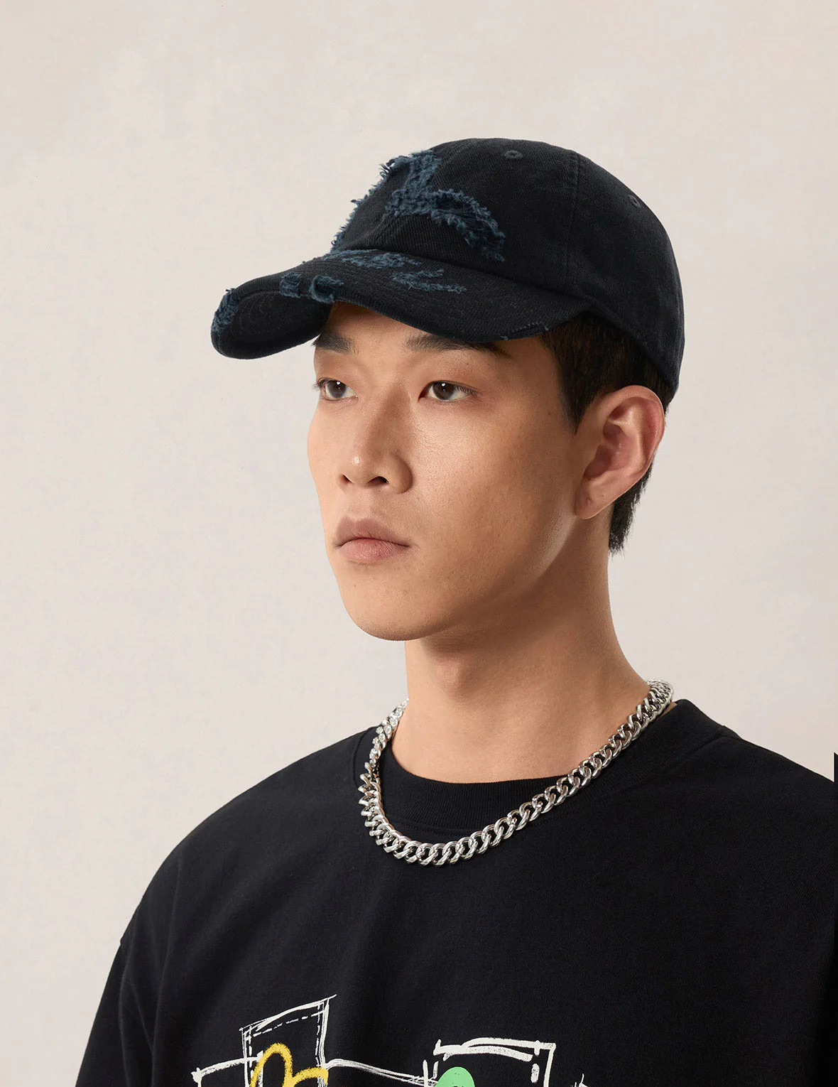 Grinding Distressed Logo Cap - Image 7