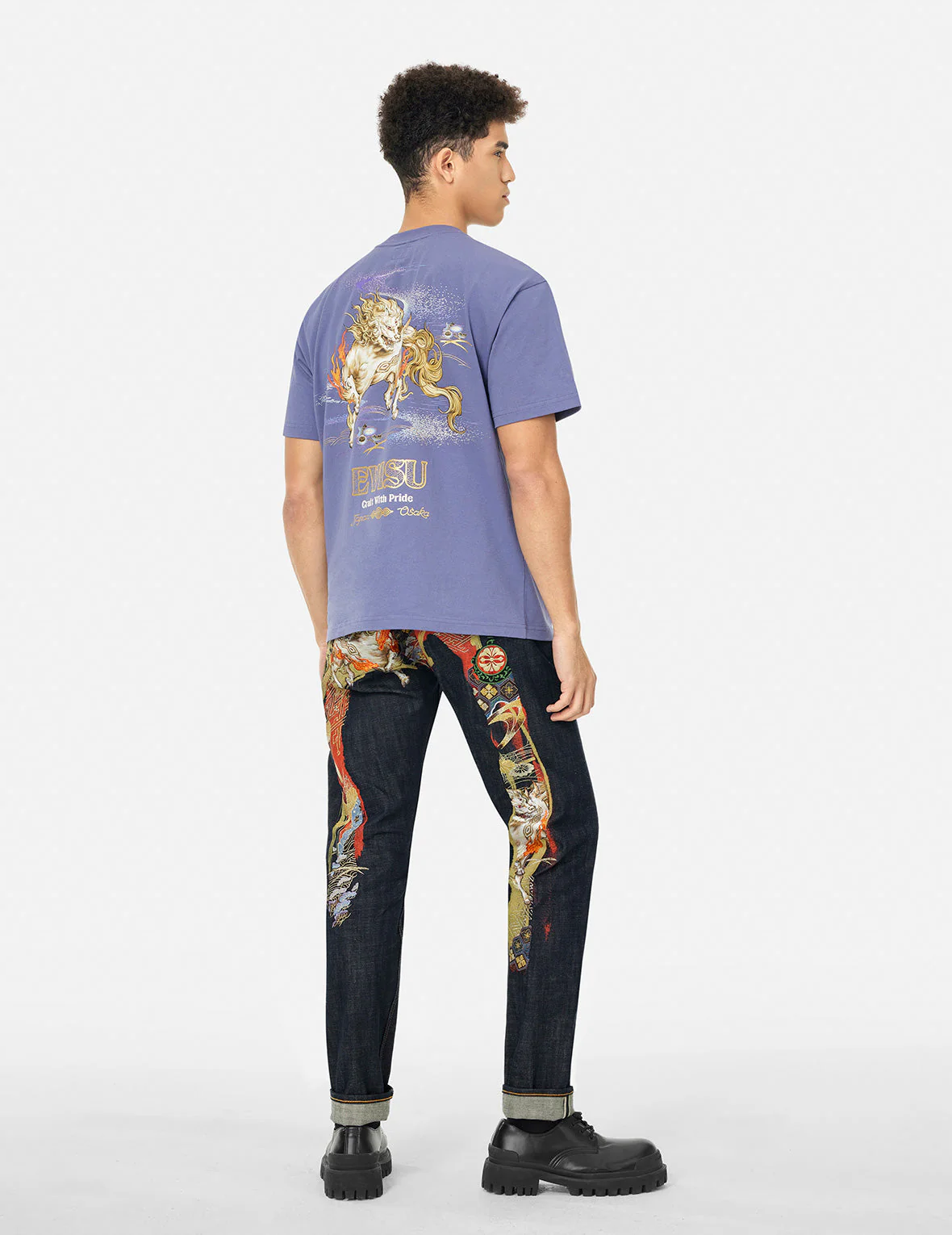 Hakutaku Daicock Embroidery Taper Fit Jeans #2017 - Image 4