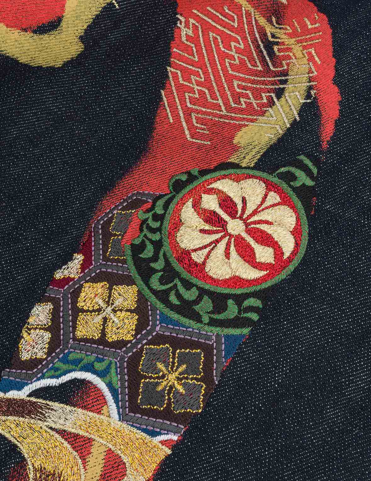 Hakutaku Daicock Embroidery Taper Fit Jeans #2017 - Image 8