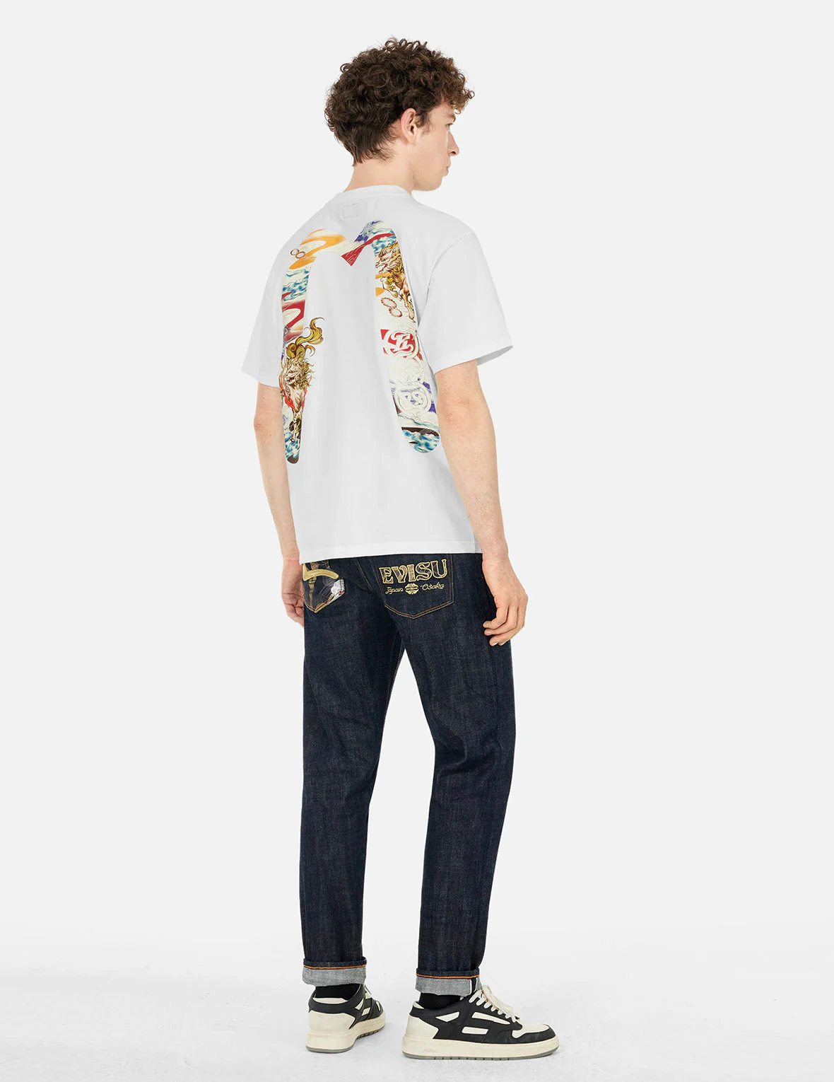 Hakutaku Daicock Print Relax Fit T-shirt - Image 7
