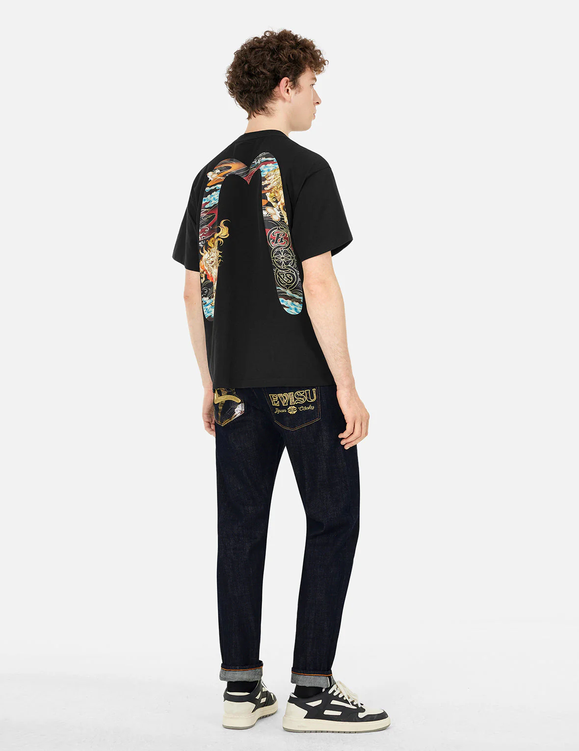 Hakutaku Daicock Print Relax Fit T-shirt - Image 8