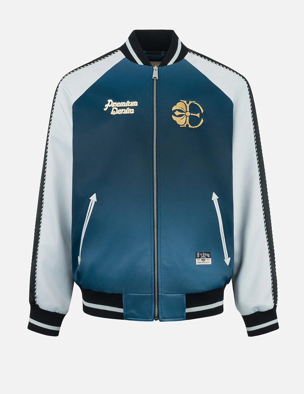 Hakutaku Embroidery Regular Fit Souvenior Jacket - Image 2